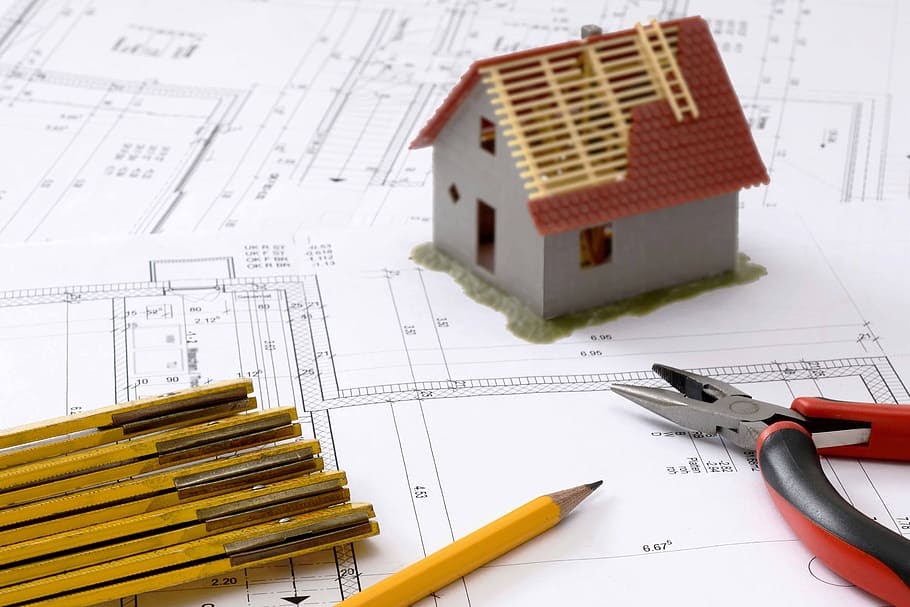 home construction blueprint