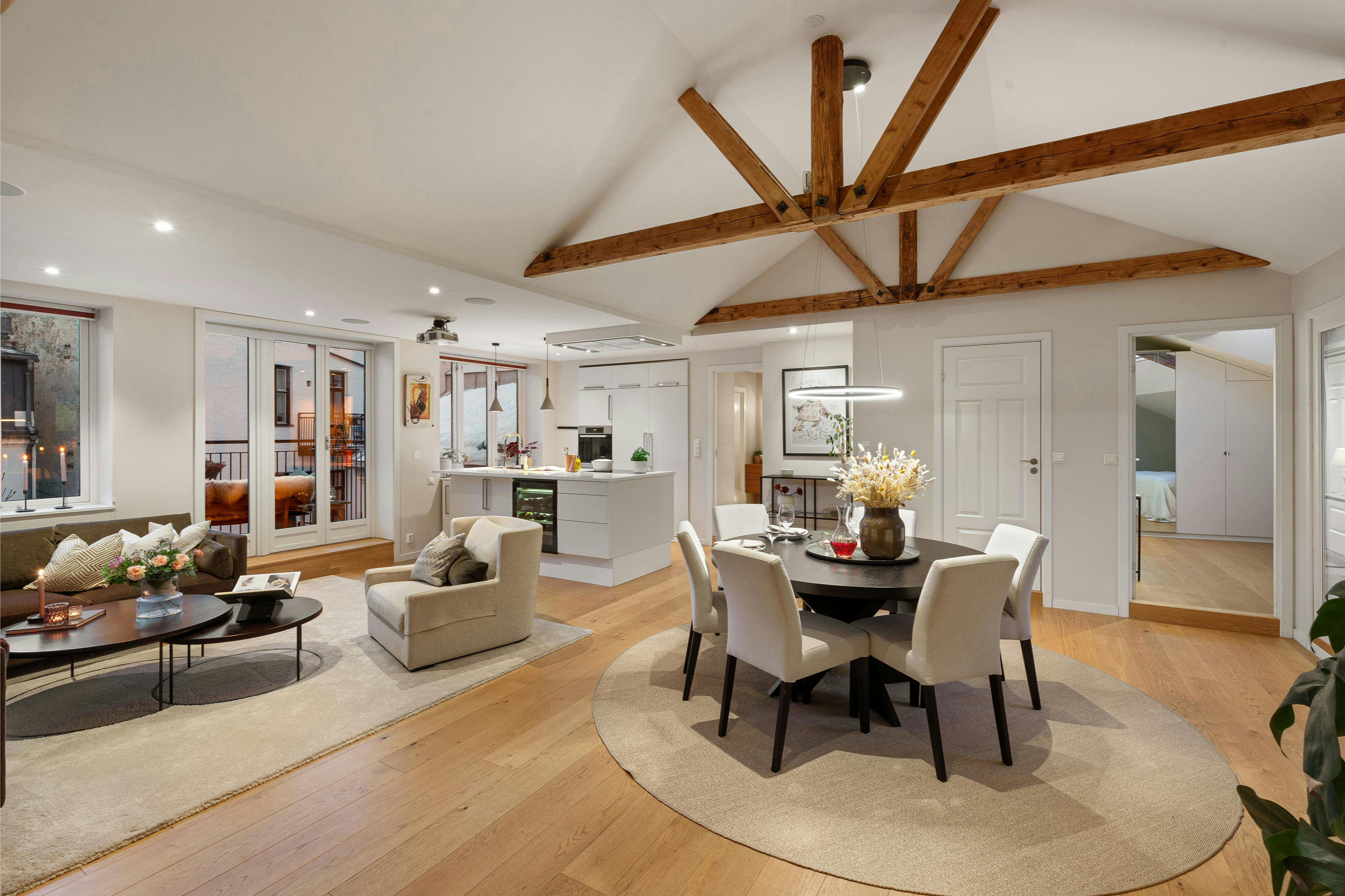 modern attic apartment