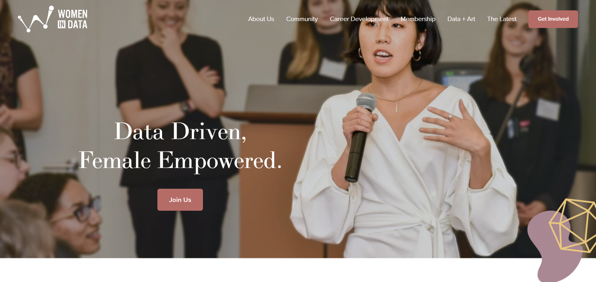 Women in Data is an international non-profit organization started in 2015 whose mission is to bring women together for career advancement and an opportunity to uplift one another