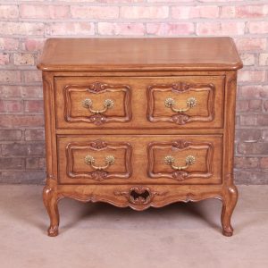Auffray & Co. French Provincial Louis XV Carved Walnut Chest of Drawers