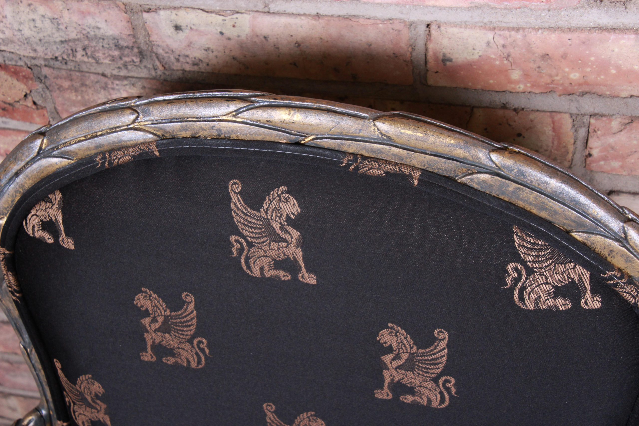 Baker Furniture Louis XV Silver Gilt Fauteuils, Pair - Image 7