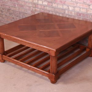 Baker Furniture Milling Road Italian Provincial Coffee Table, Newly Refinished