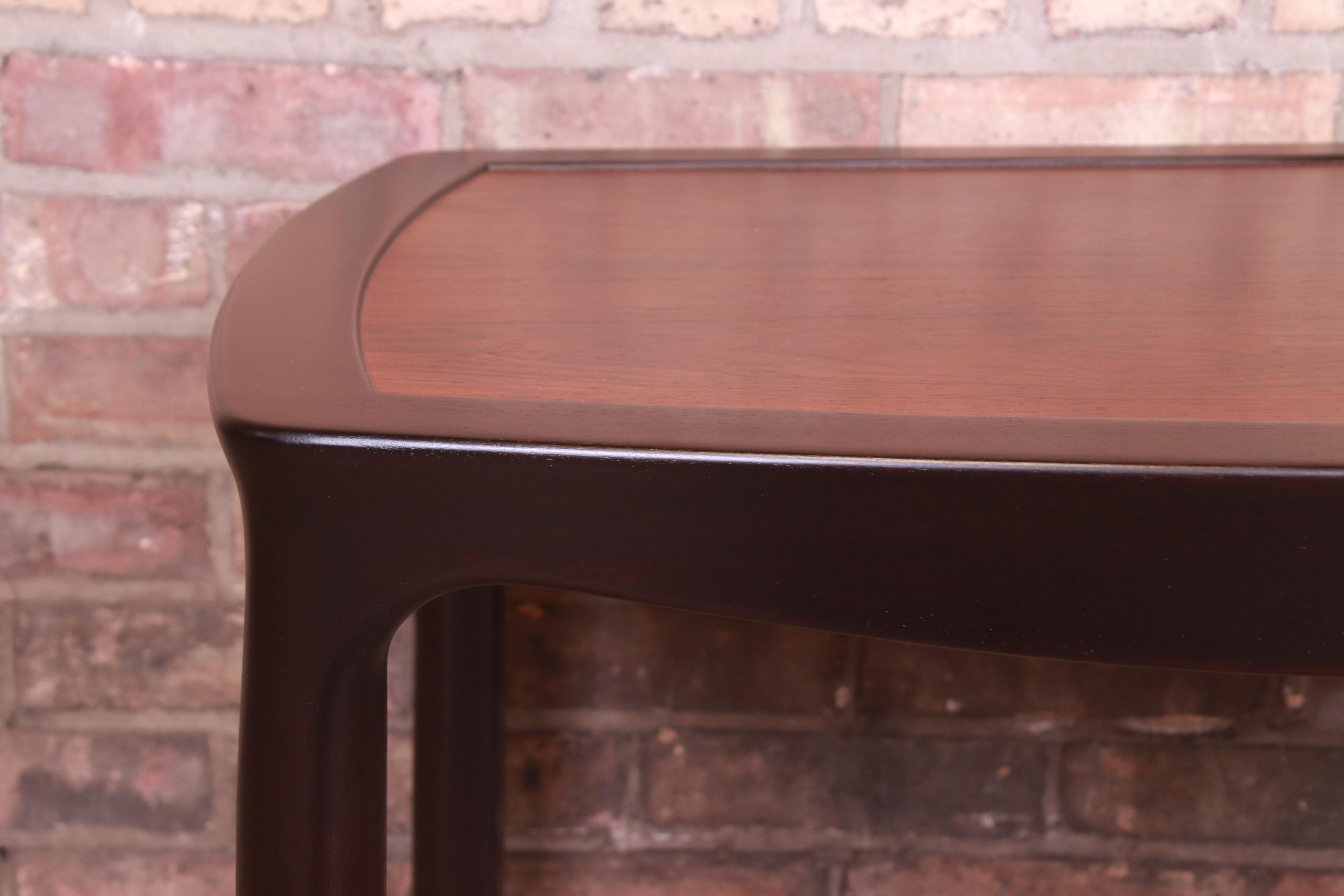 Edward Wormley for Dunbar Rosewood Occasional Side Table, Newly Refinished - Image 8