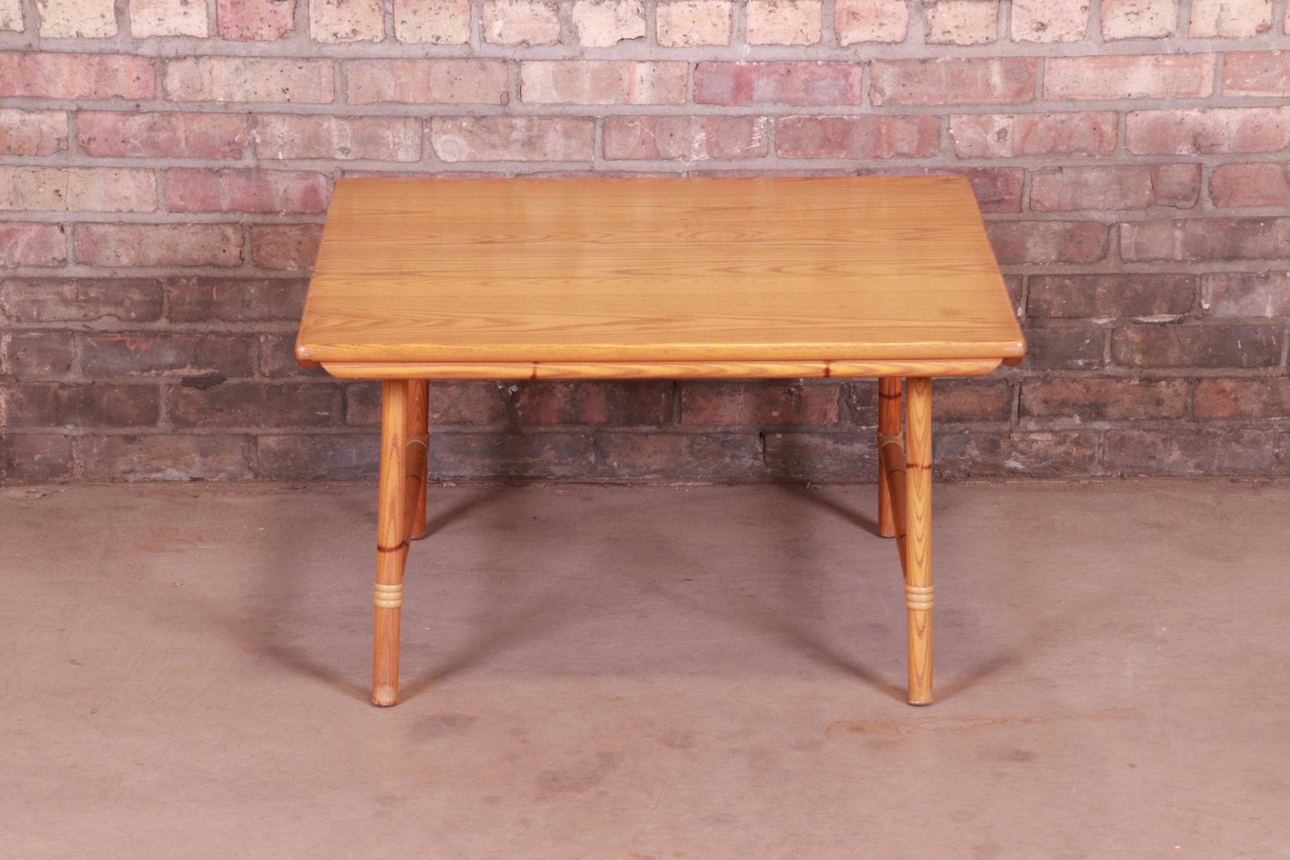 Heywood Wakefield Ashcraft Mid-Century Modern Hollywood Regency Bamboo Form Coffee Table, 1950s - Image 3