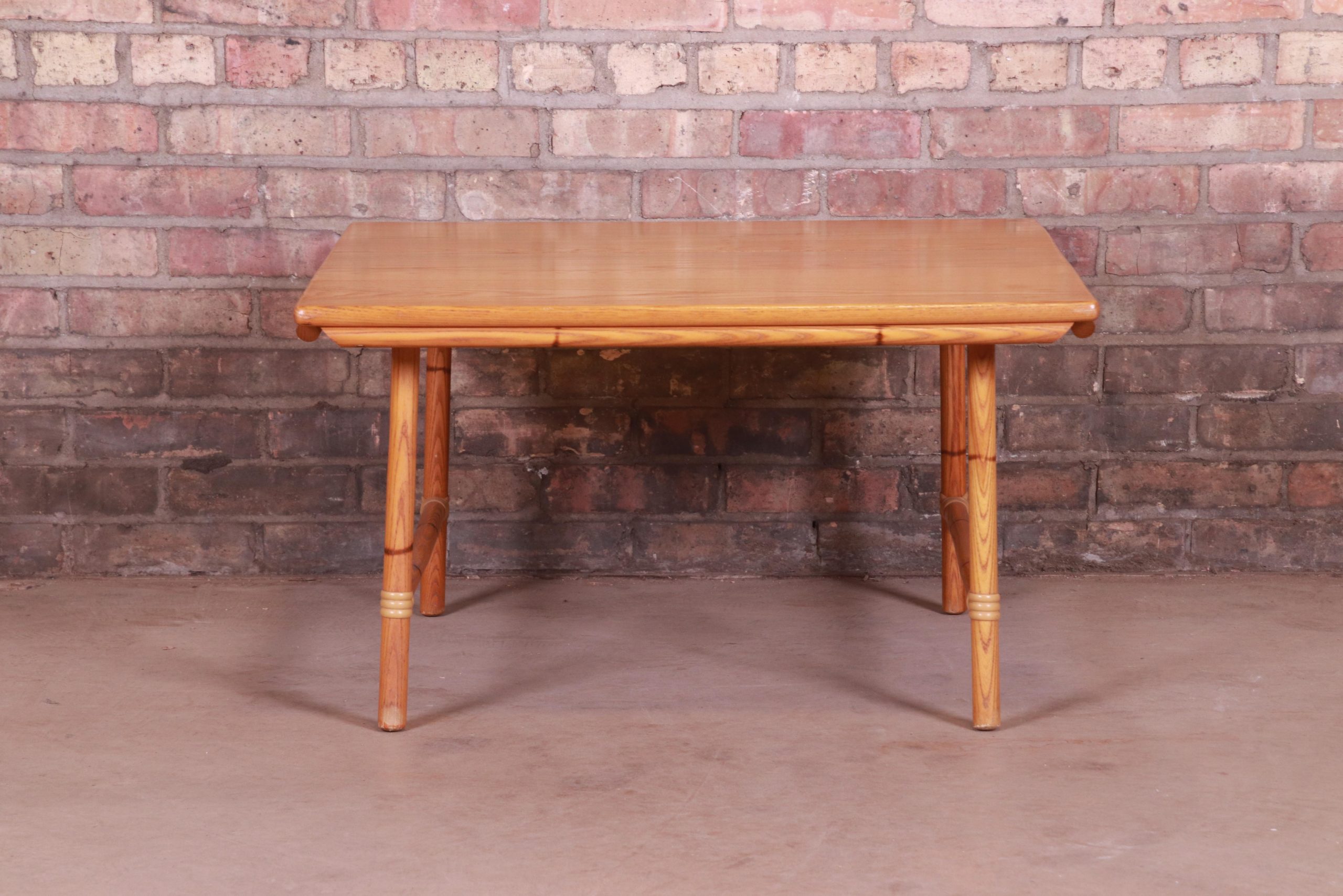 Heywood Wakefield Ashcraft Mid-Century Modern Hollywood Regency Bamboo Form Coffee Table, 1950s - Image 6