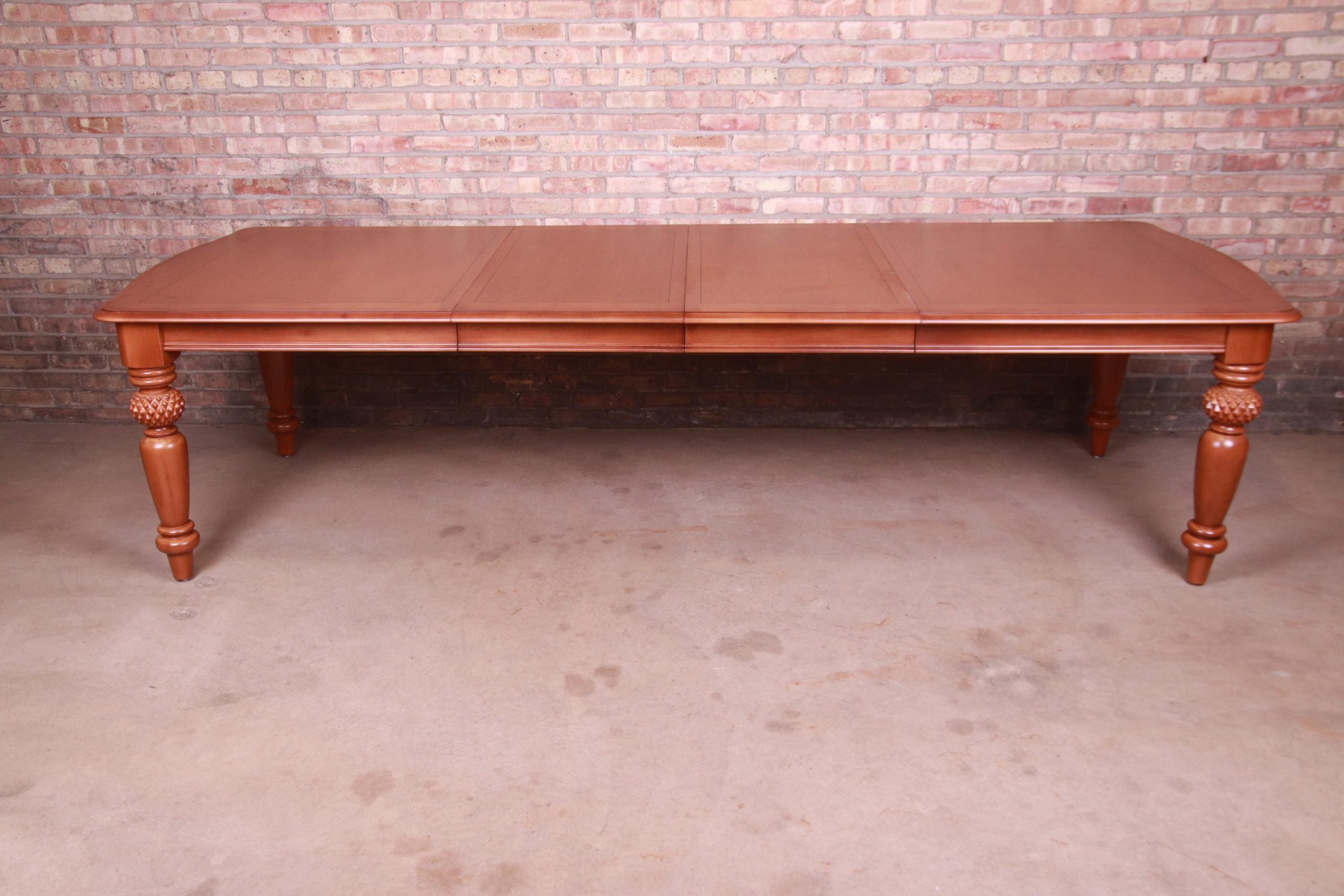 Lexington Tommy Bahama Collection Maple Extension Dining Table, Newly Refinished