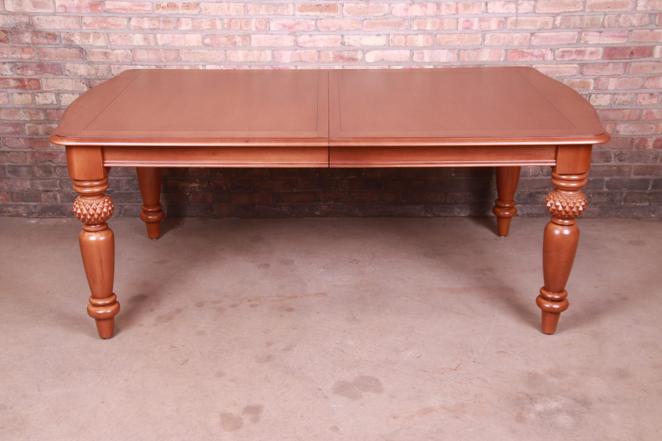 Lexington Tommy Bahama Collection Maple Extension Dining Table, Newly Refinished - Image 10