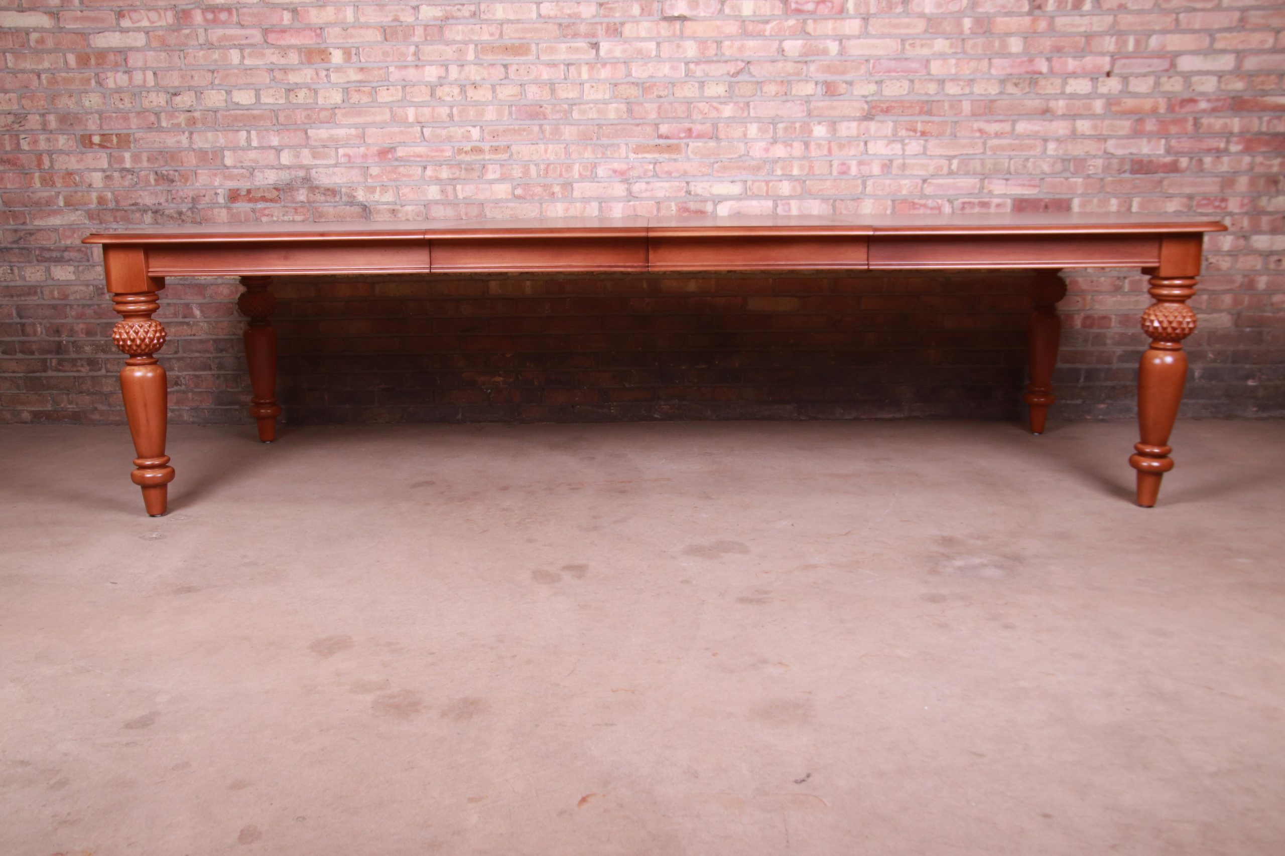 Lexington Tommy Bahama Collection Maple Extension Dining Table, Newly Refinished - Image 4