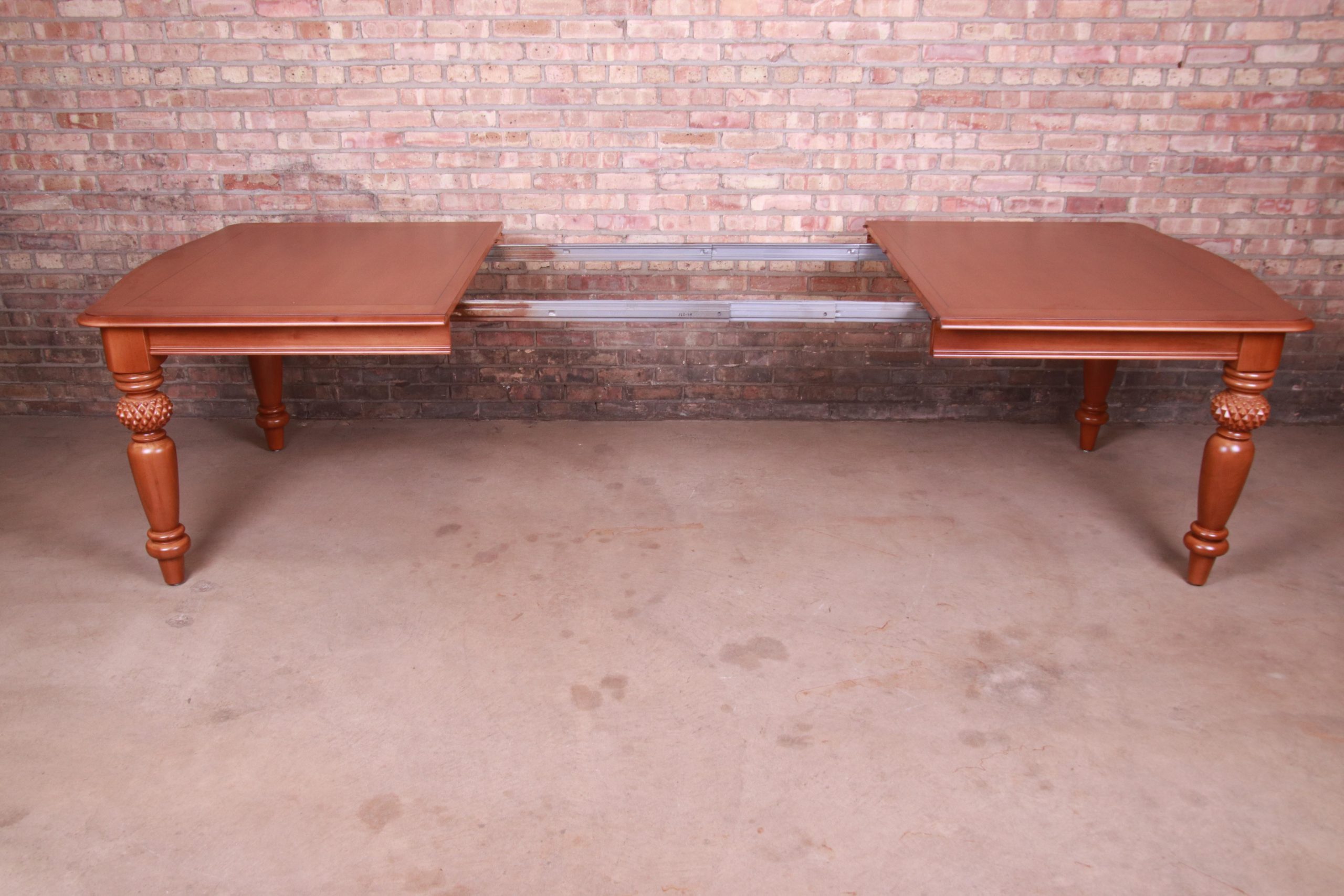 Lexington Tommy Bahama Collection Maple Extension Dining Table, Newly Refinished - Image 8