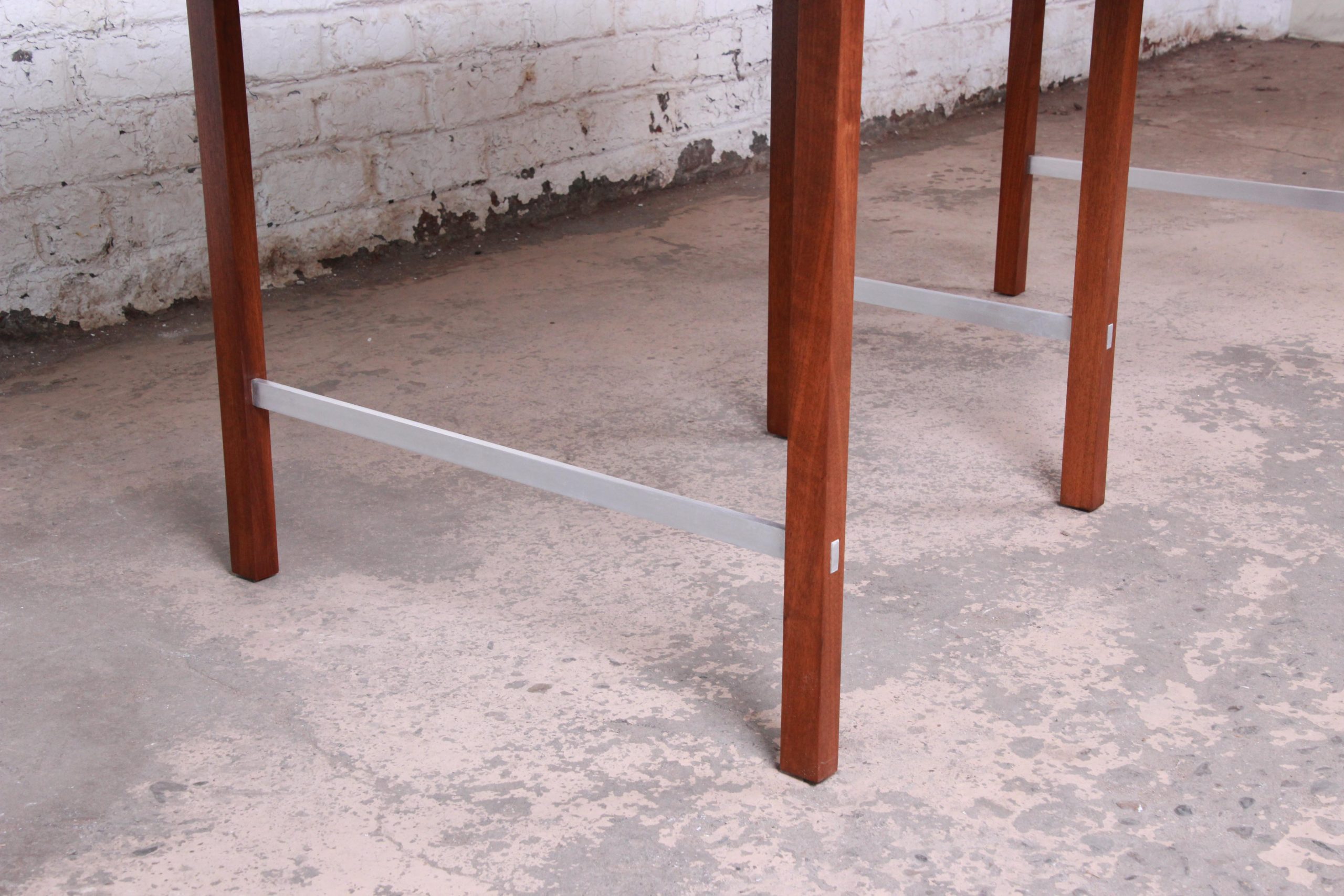 Paul McCobb for Calvin Mid-Century Modern Walnut Extension Dining Table, Newly Restored - Image 12