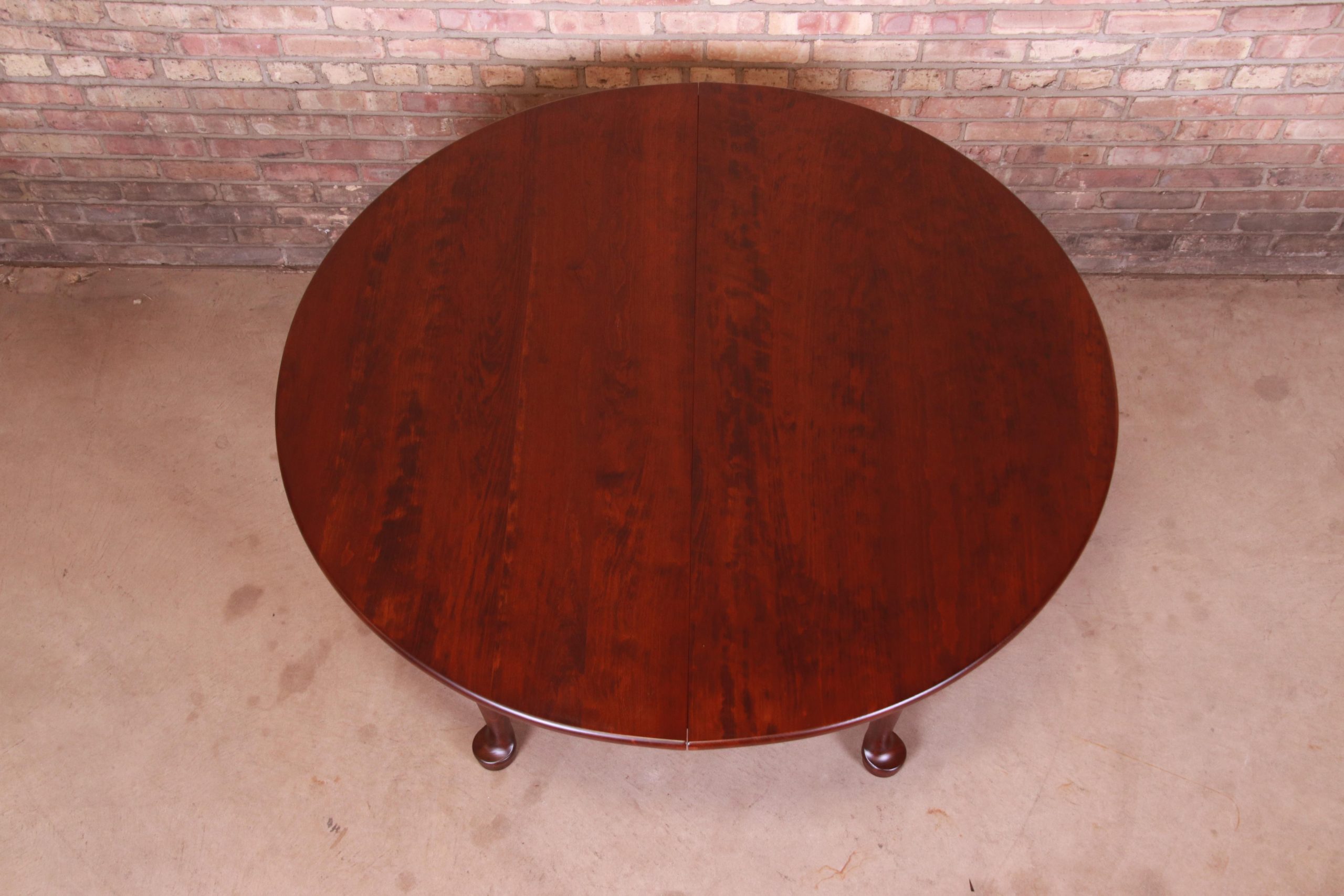 Stickley American Colonial Solid Cherry Wood Extension Dining Table, Newly Refinished - Image 11