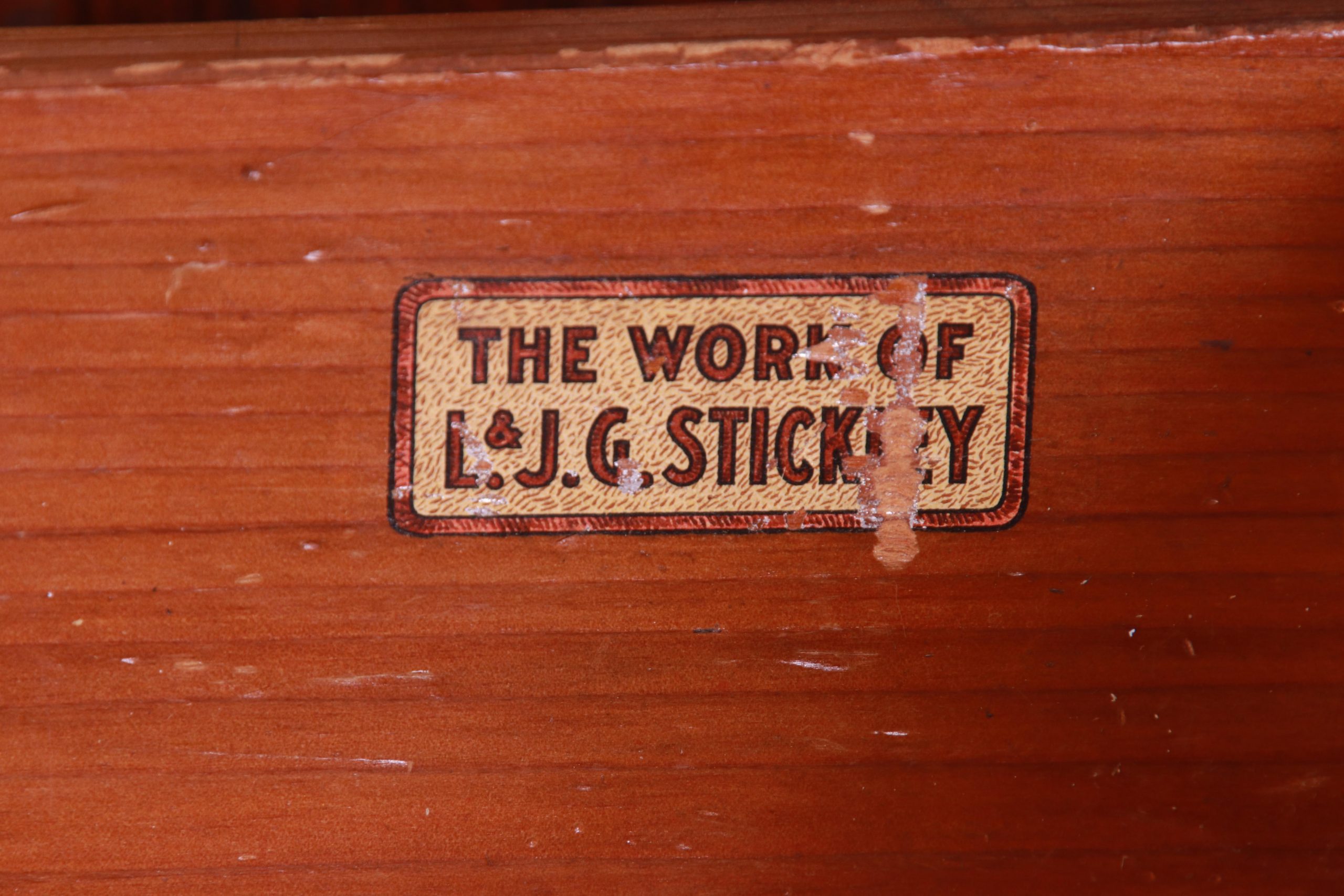 Antique Stickley Mission Oak Arts & Crafts Sideboard, Circa 1900 - Image 12