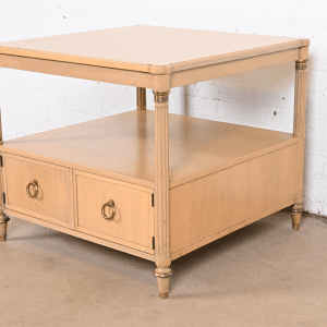Baker Furniture French Regency Louis XVI Two-Tier Tea Table or Occasional Side Table