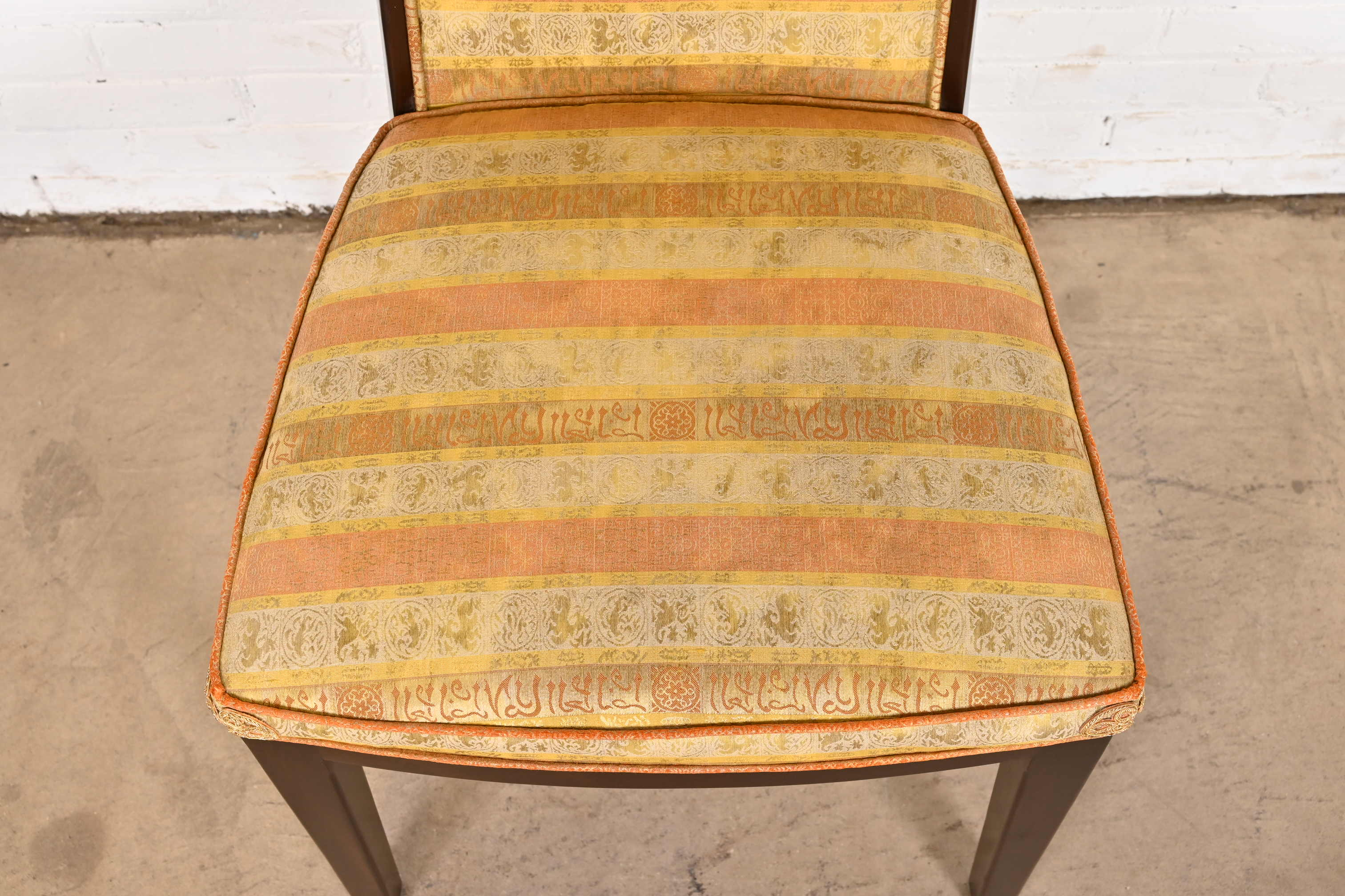 John Widdicomb Mid-Century Modern High Back Dining Chairs, Set of Six - Image 7