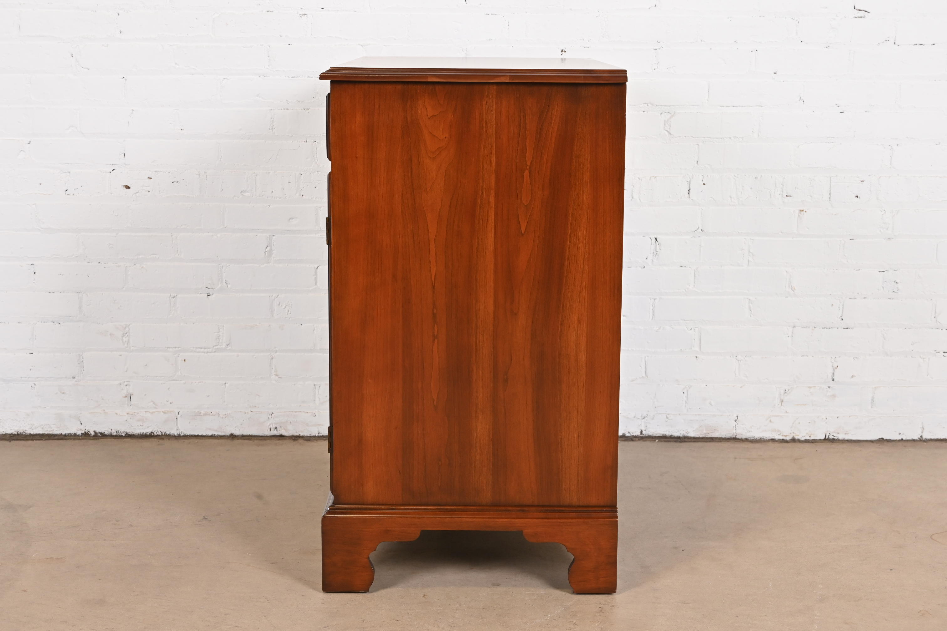 Henkel Harris American Colonial Cherry Wood Server or Bar Cabinet, Newly Restored - Image 11
