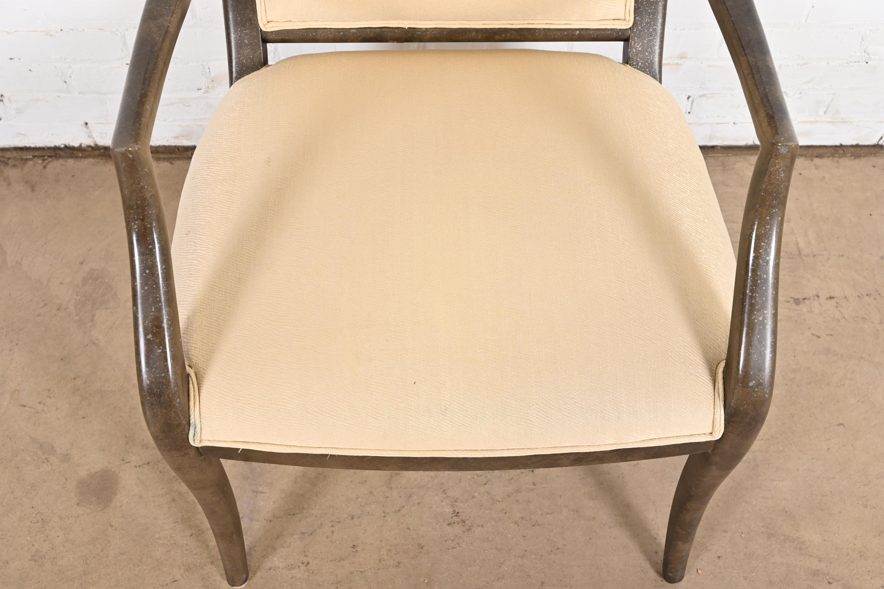 Ferguson Copeland Modern Regency Dining Armchairs, Set of Six - Image 9