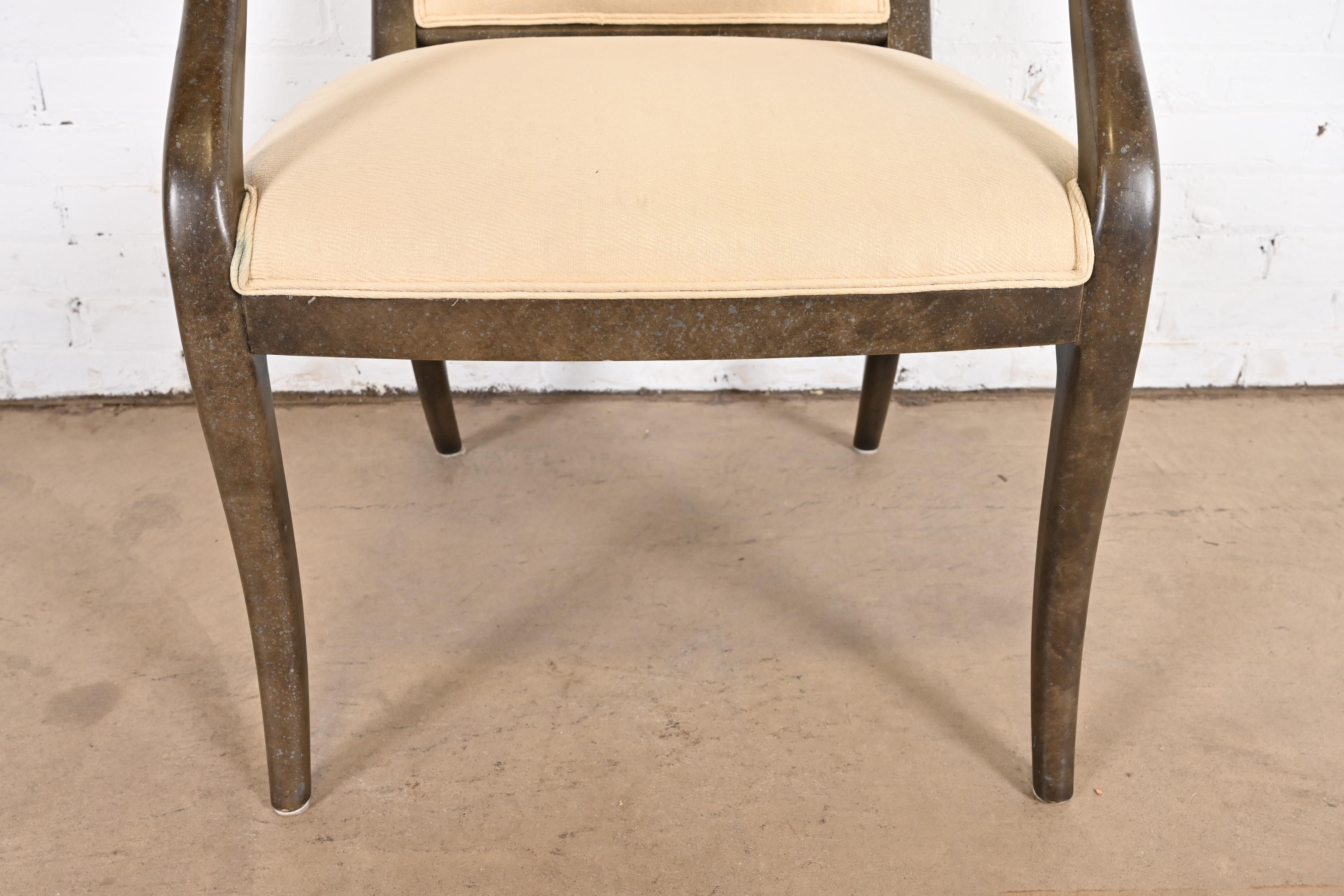 Ferguson Copeland Modern Regency Dining Armchairs, Set of Six - Image 10
