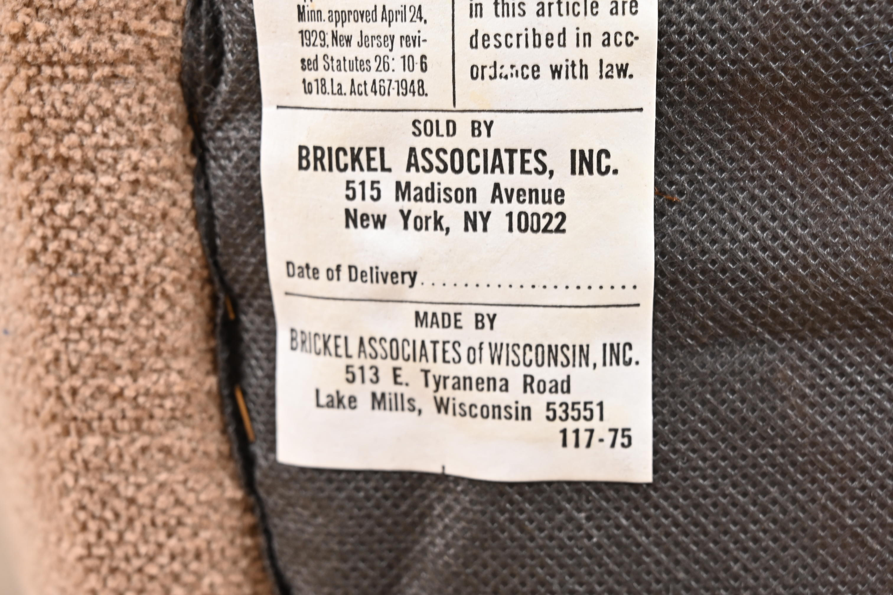 Ward Bennett for Brickel Associates Landmark Sculpted Ash Upholstered Tub Chairs, Pair - Image 10