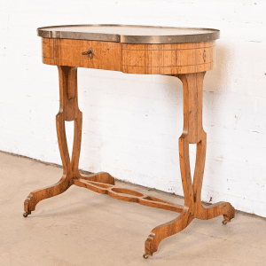 Baker Furniture English Regency Rosewood Console or Petite Writing Desk