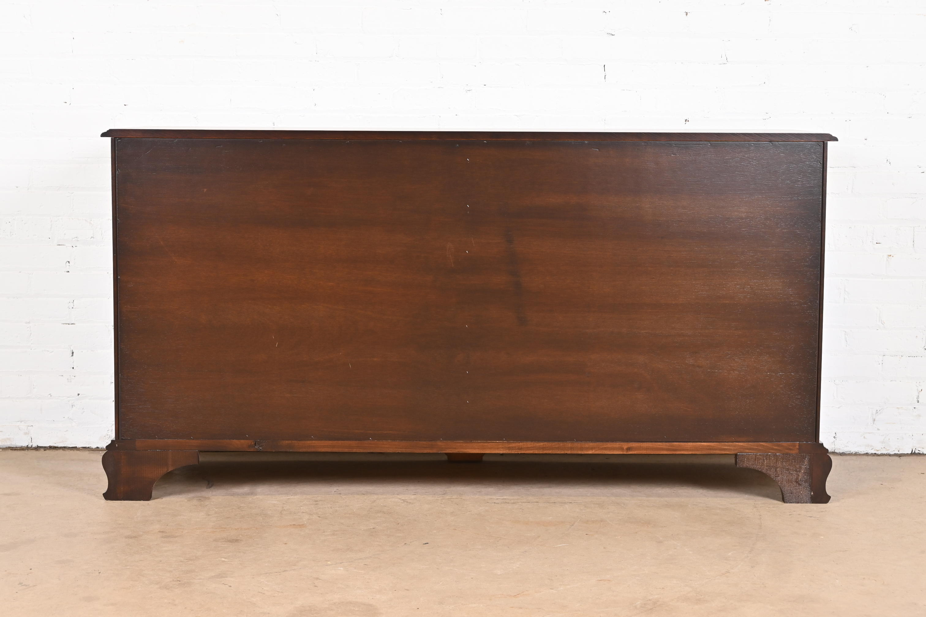 Harden Furniture Georgian Carved Solid Cherry Wood Long Dresser, Newly Restored - Image 12