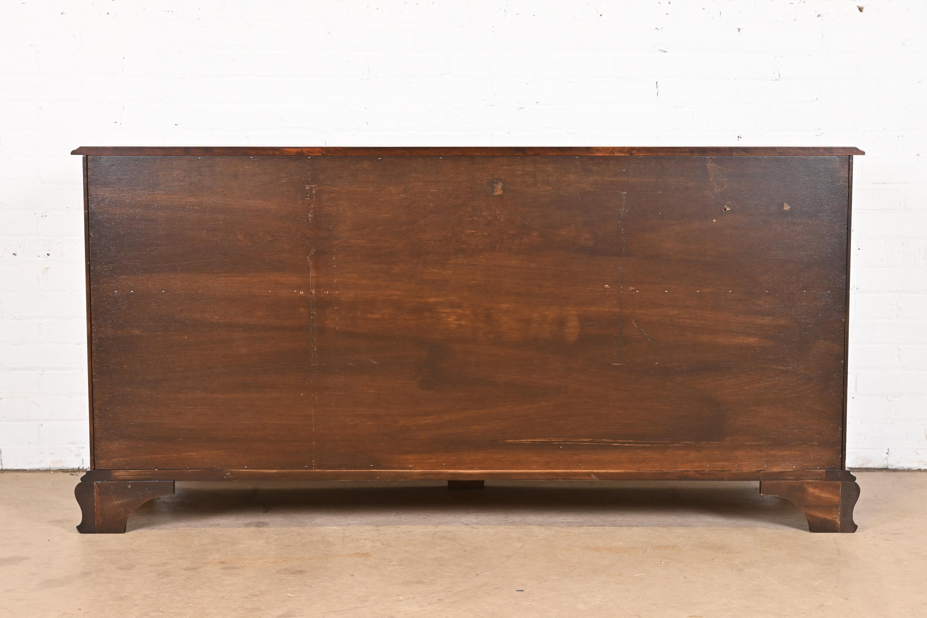 Harden Furniture Georgian Solid Cherry Wood Long Dresser, Newly Restored - Image 12