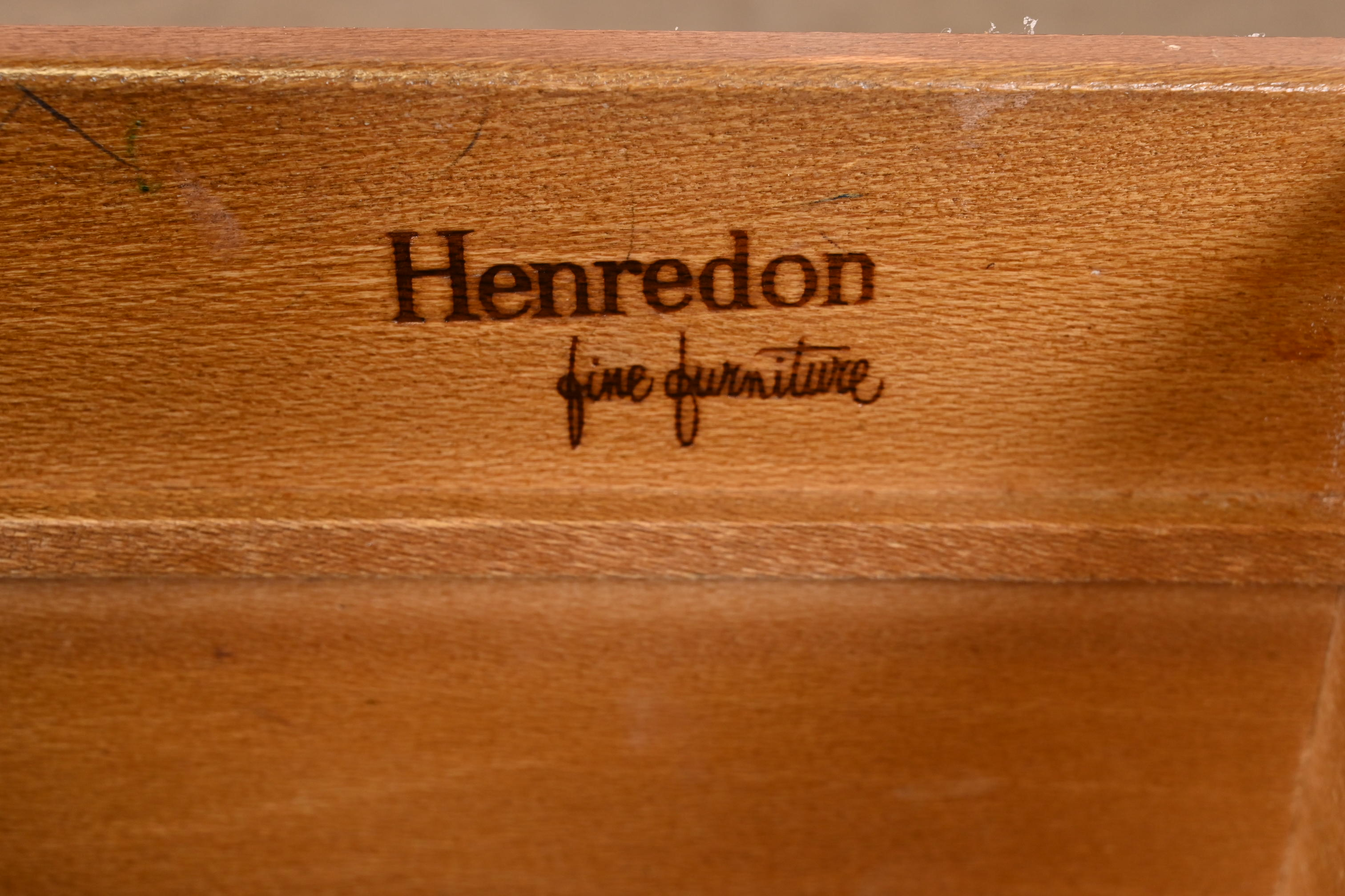 Henredon French Provincial Louis XV Pink Lacquered Triple Dresser, Newly Refinished - Image 8