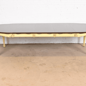 Karges French Regency Louis XVI Walnut Extension Dining Table, Newly Refinished