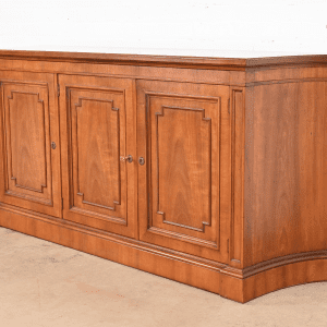 Kindel Furniture French Regency Louis XVI Cherry Wood Sideboard or Bar Cabinet, 1960s