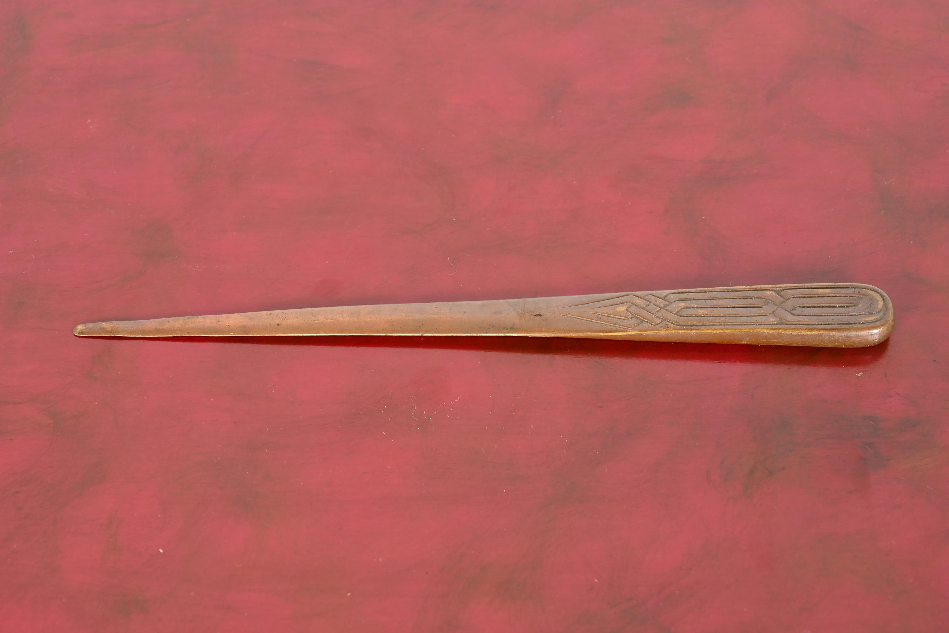 Tiffany Studios New York Zodiac Bronze Letter Opener - Image 7