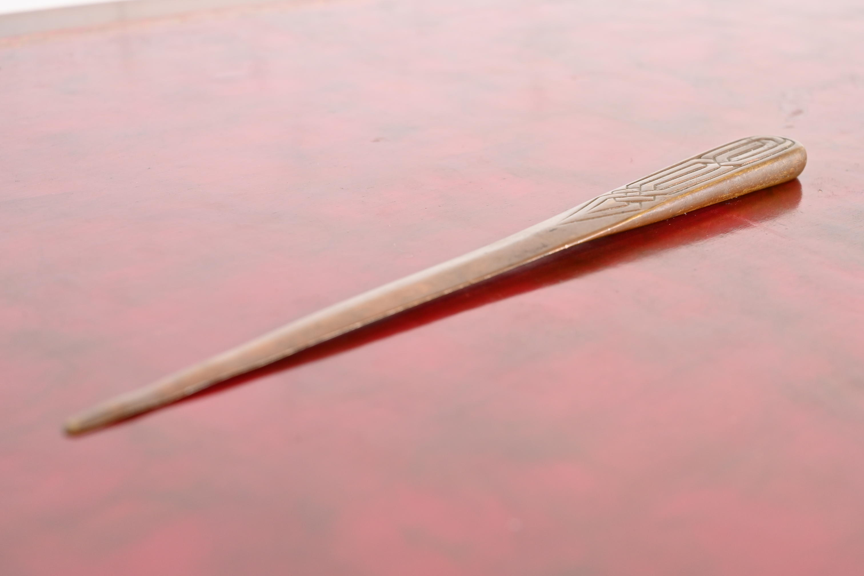 Tiffany Studios New York Zodiac Bronze Letter Opener - Image 3
