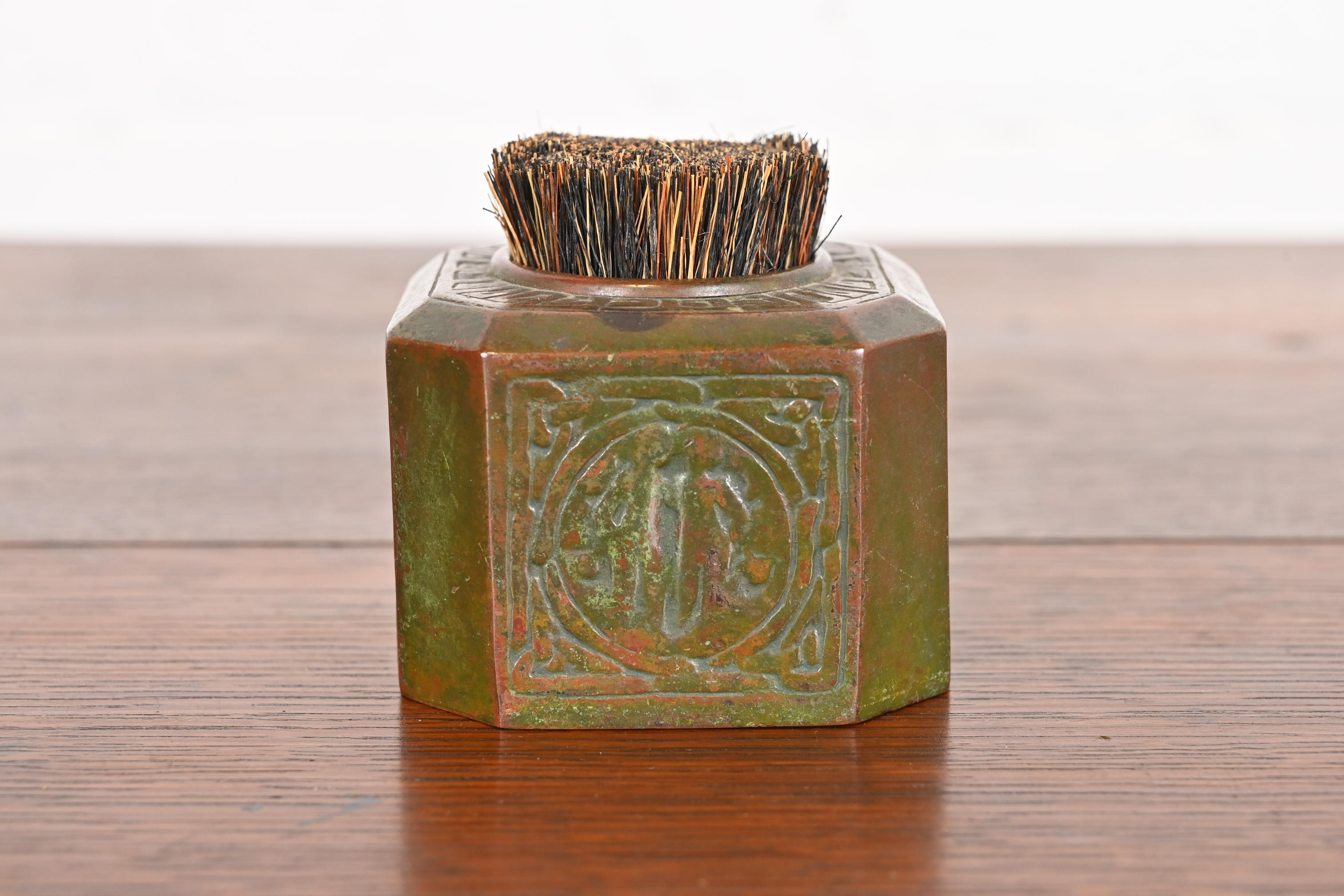 Tiffany Studios New York Art Deco Zodiac Pen Brush