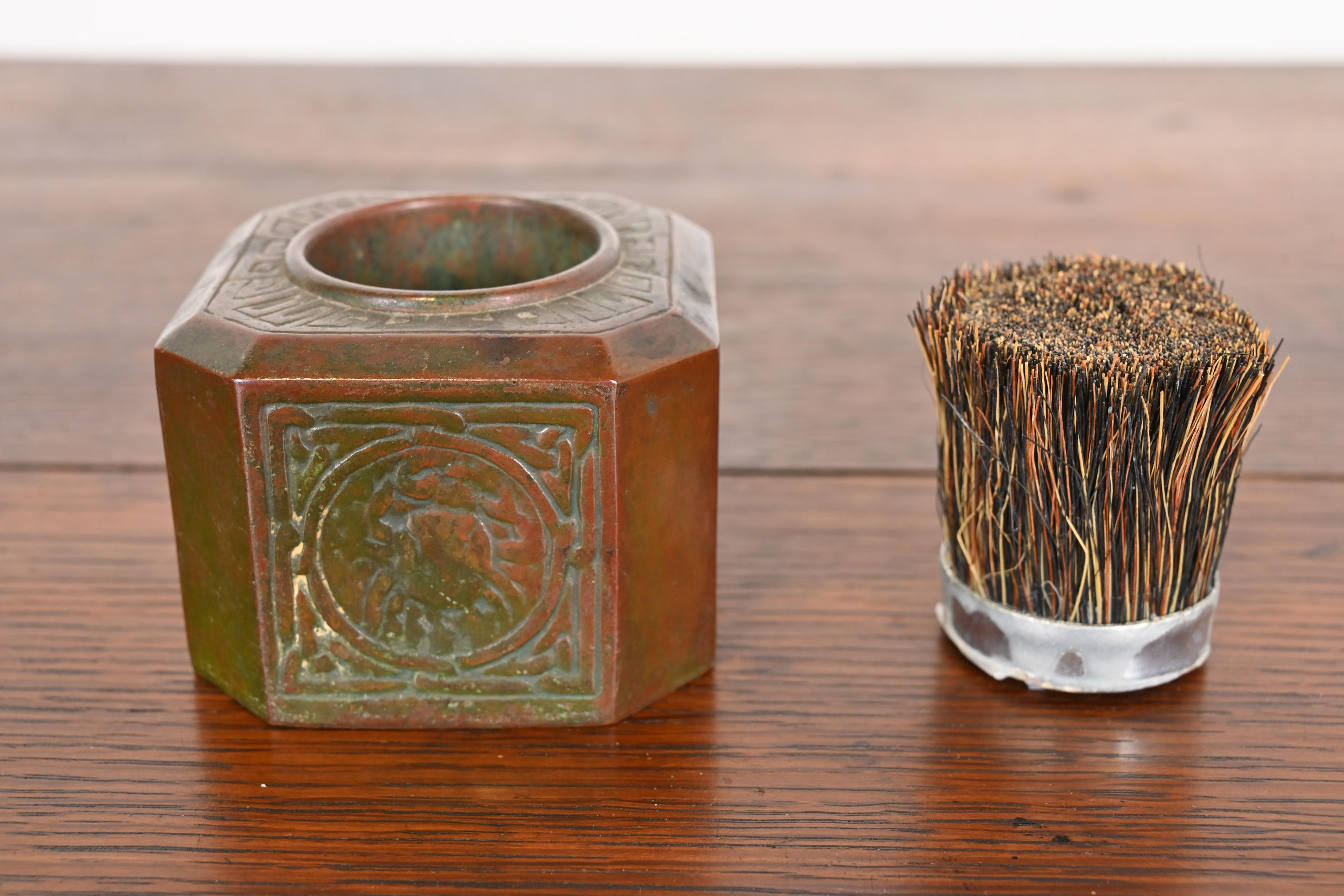 Tiffany Studios New York Art Deco Zodiac Pen Brush - Image 9