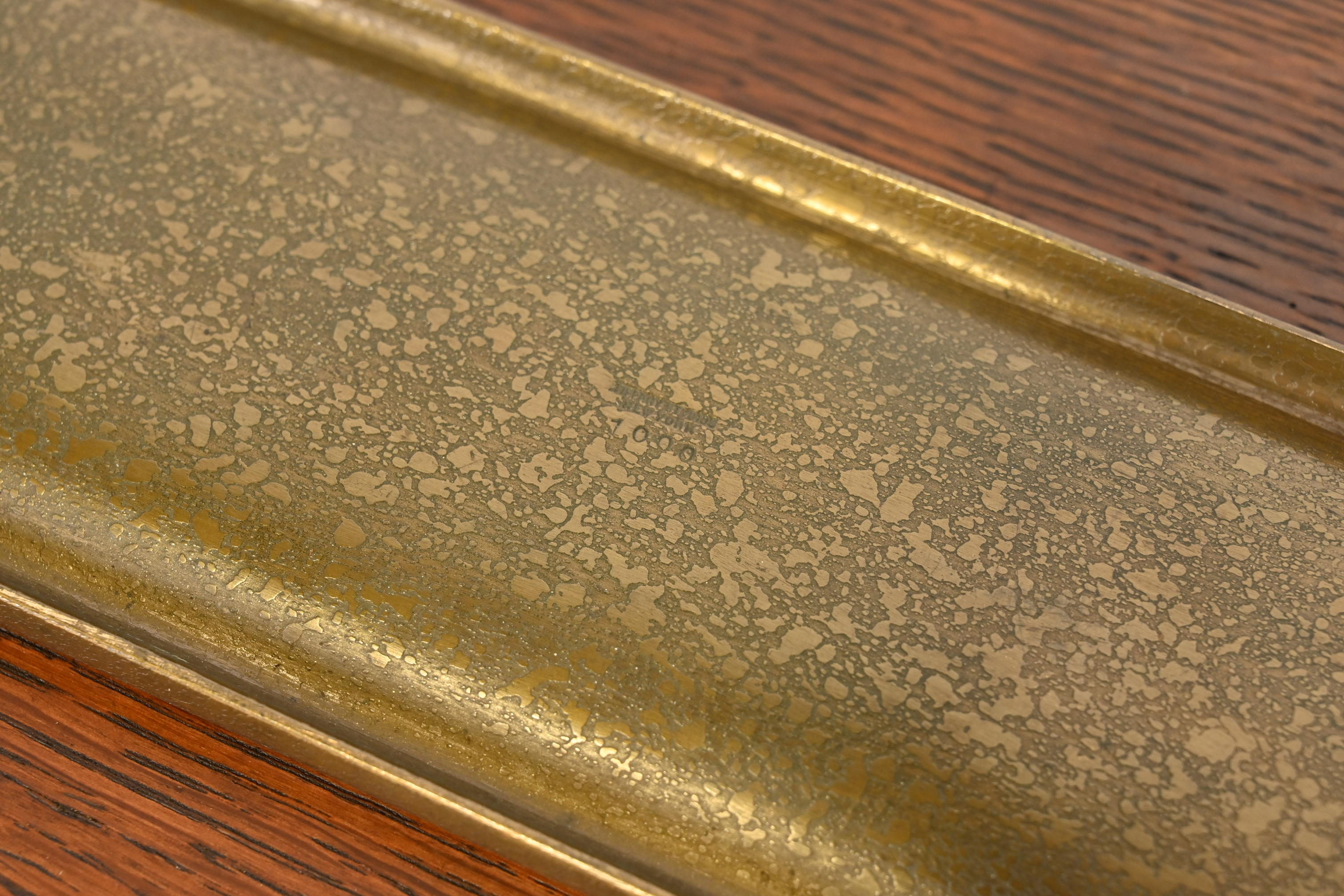 Tiffany Studios New York Zodiac Bronze Doré Pen Tray - Image 11