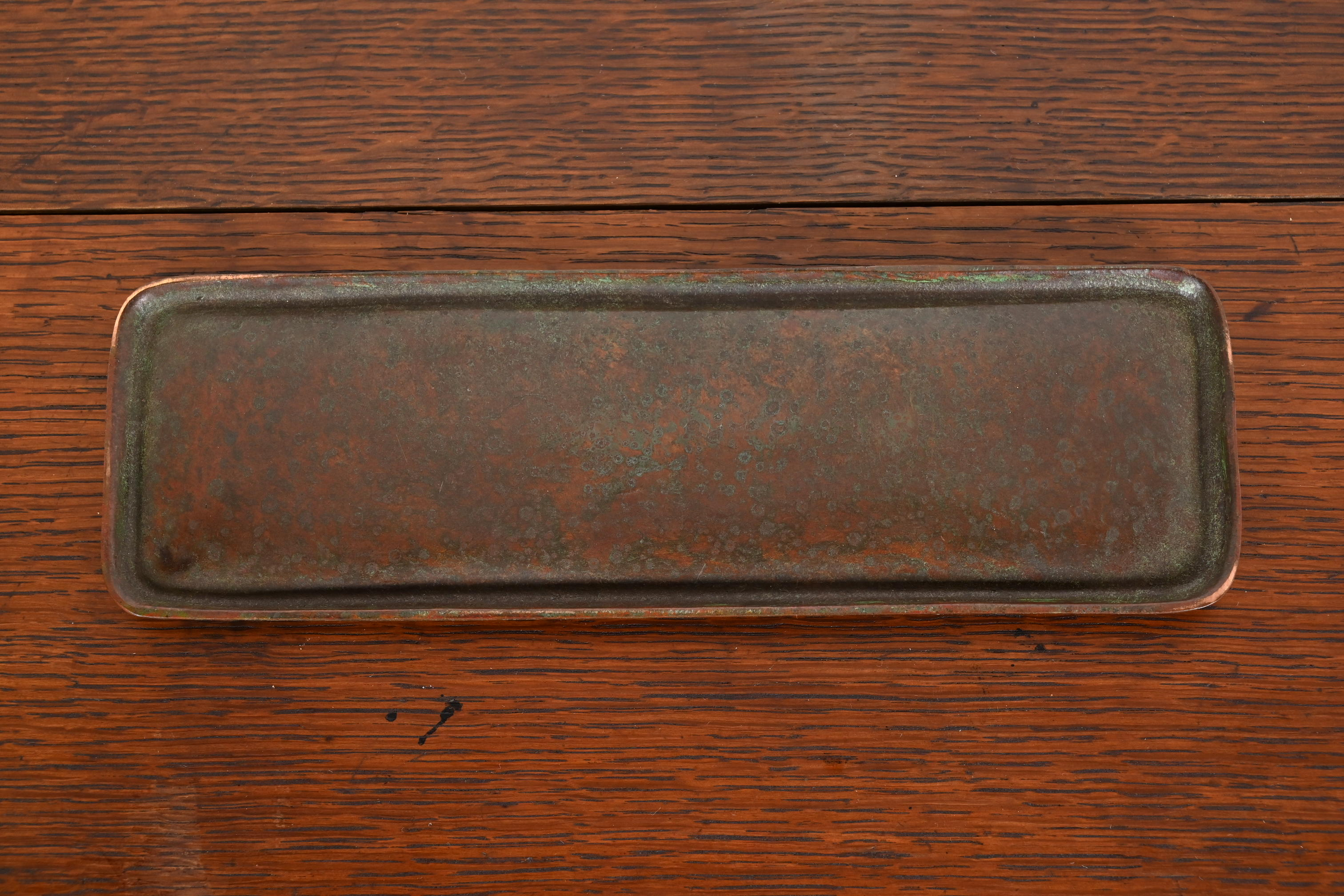Tiffany Studios New York Zodiac Bronze Pen Tray - Image 11