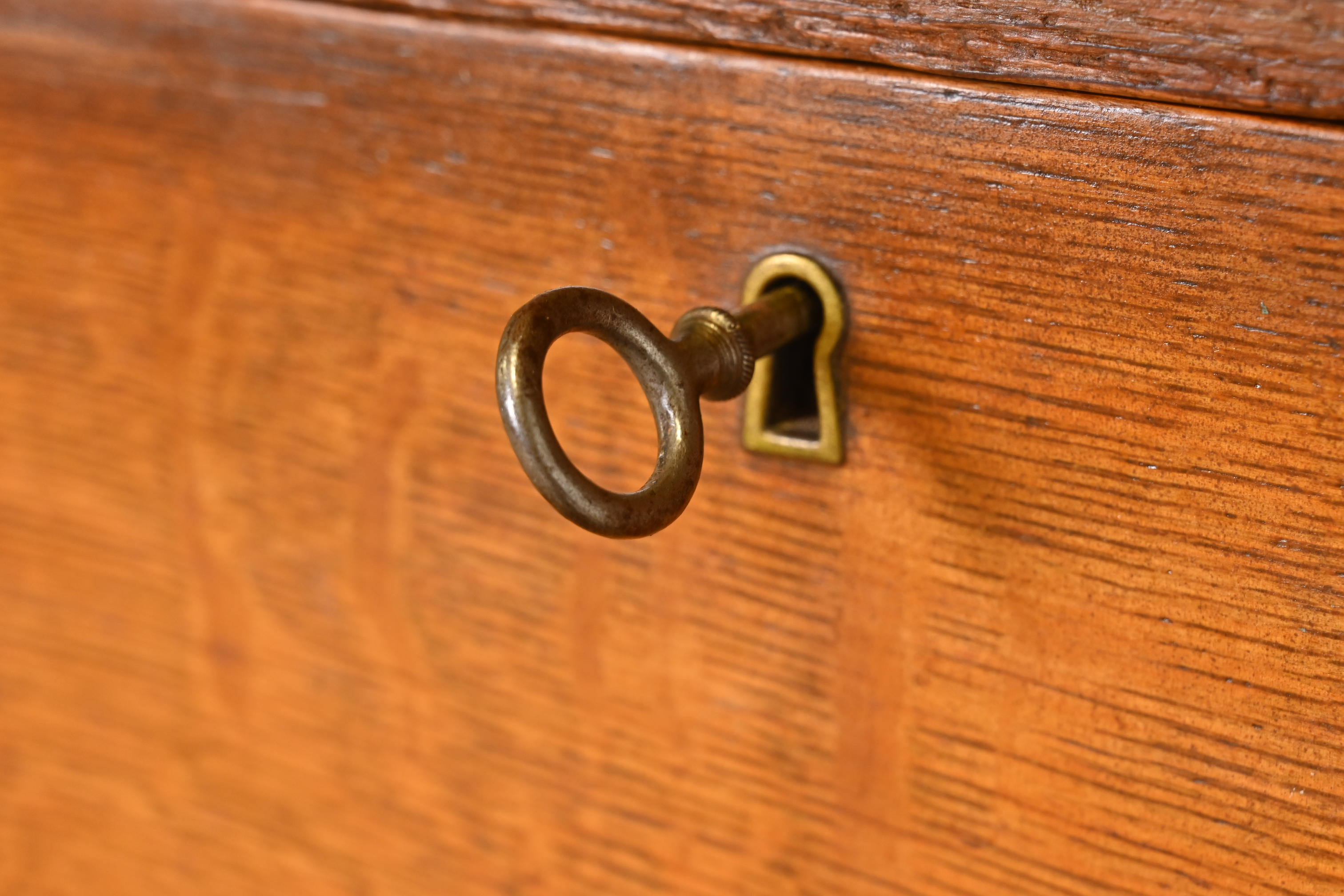 Lifetime Furniture Antique Mission Oak Arts & Crafts Sideboard or Bar Cabinet, Circa 1900 - Image 8