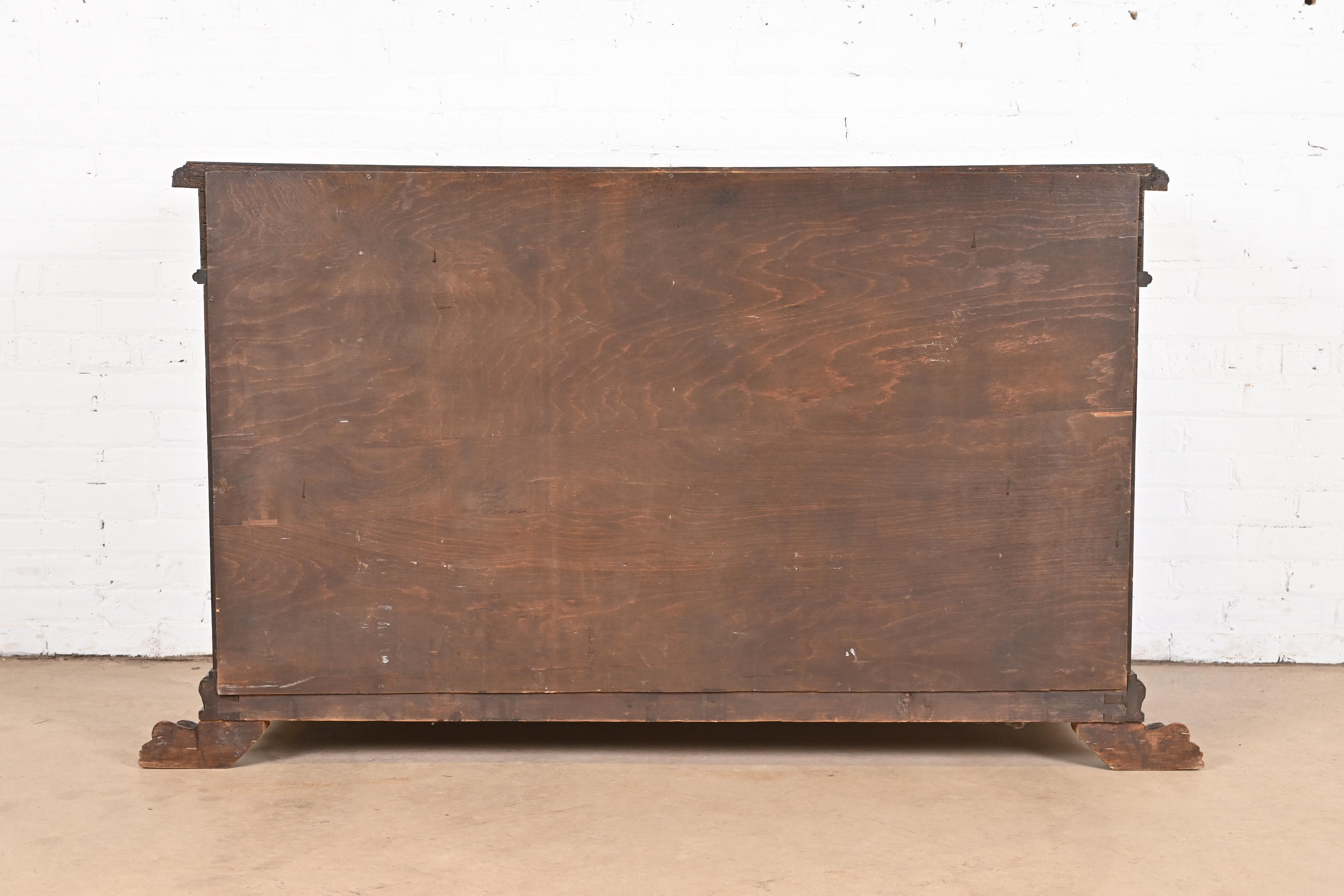 R. J. Horner Style Renaissance Revival Carved Walnut Sideboard or Bar Cabinet, Circa 1890s - Image 10