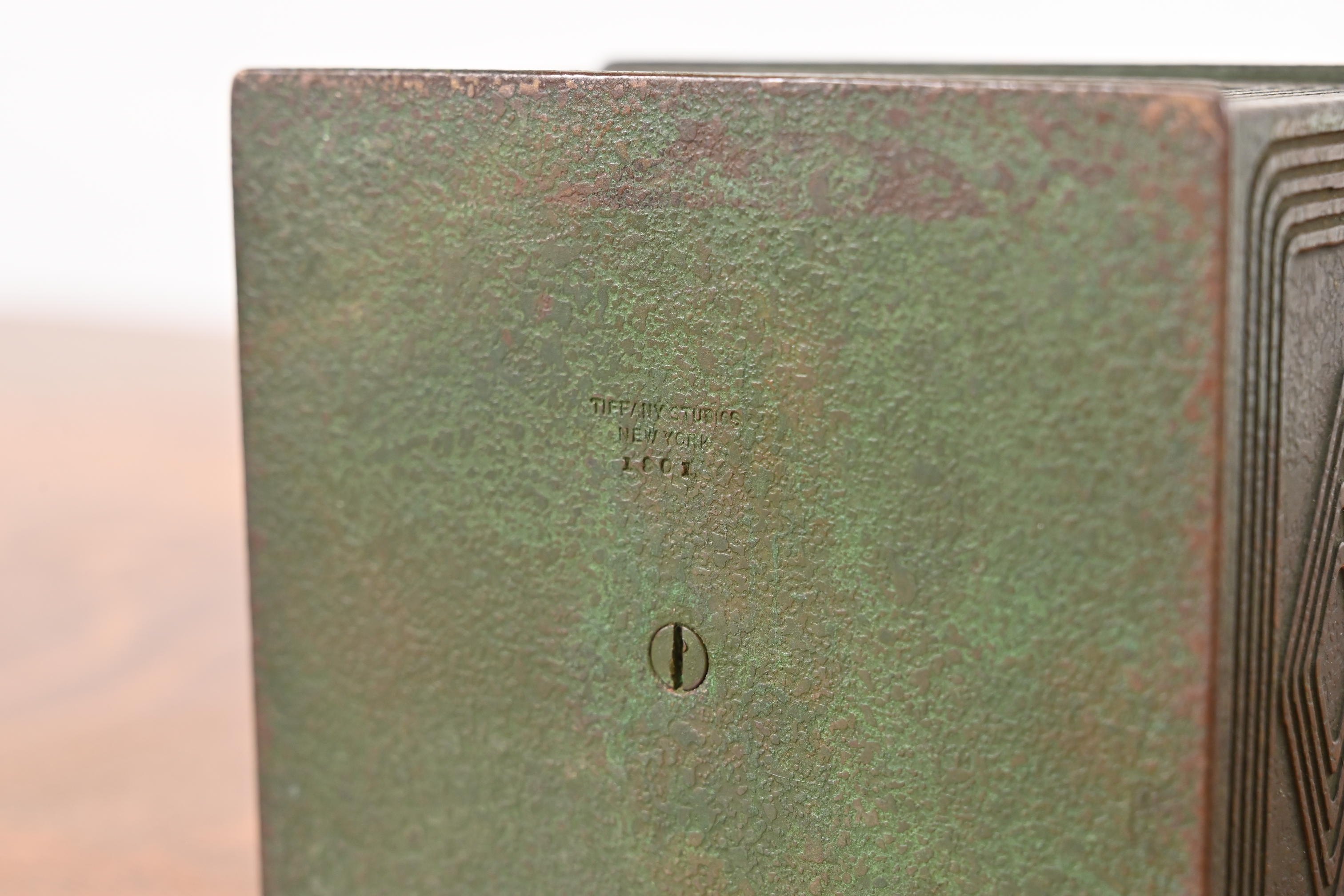 Tiffany Studios New York Graduate Bronze Inkwell - Image 11