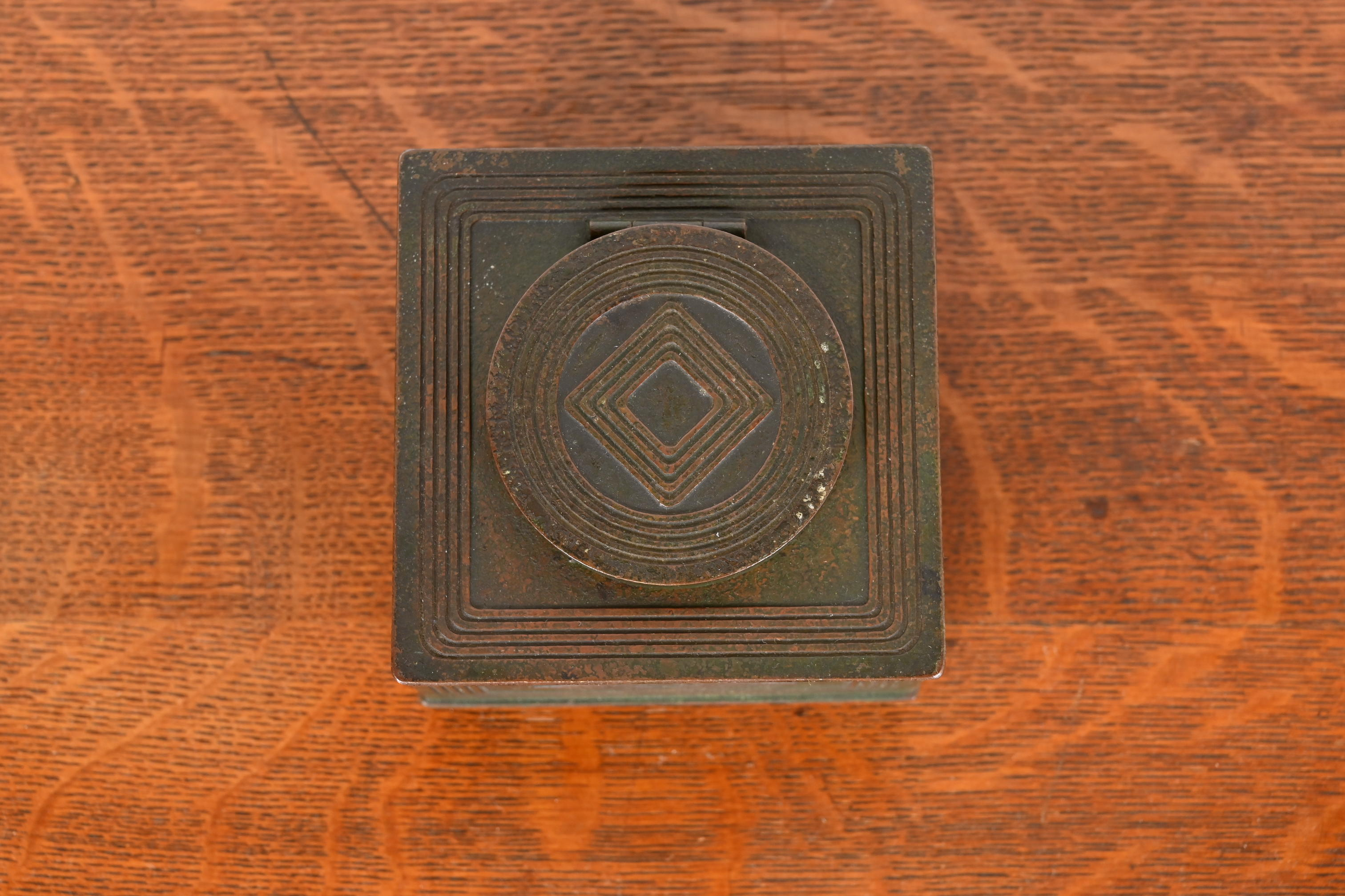 Tiffany Studios New York Graduate Bronze Inkwell - Image 6