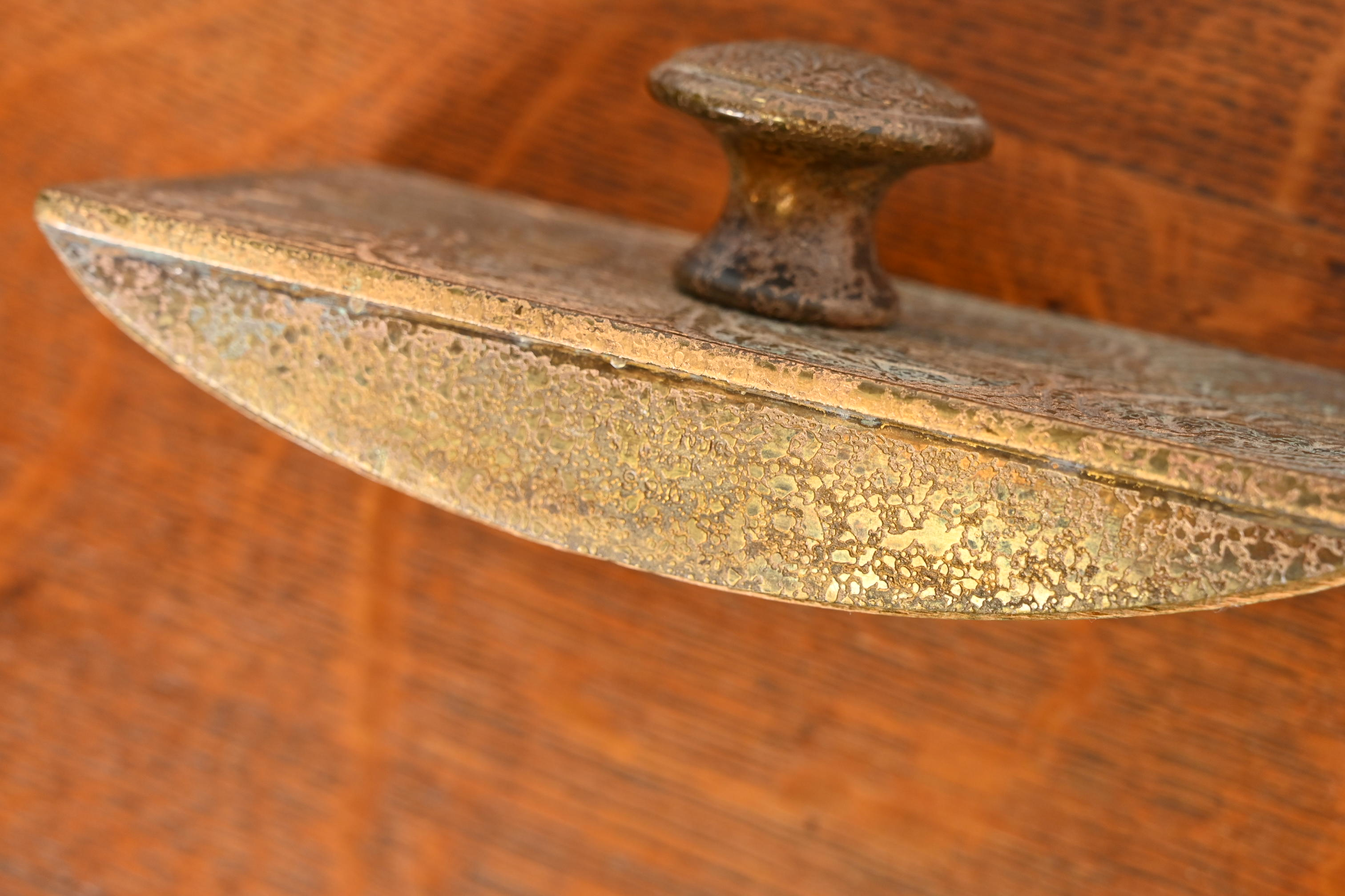 Tiffany Studios New York Zodiac Bronze Doré Rocker Blotter - Image 11