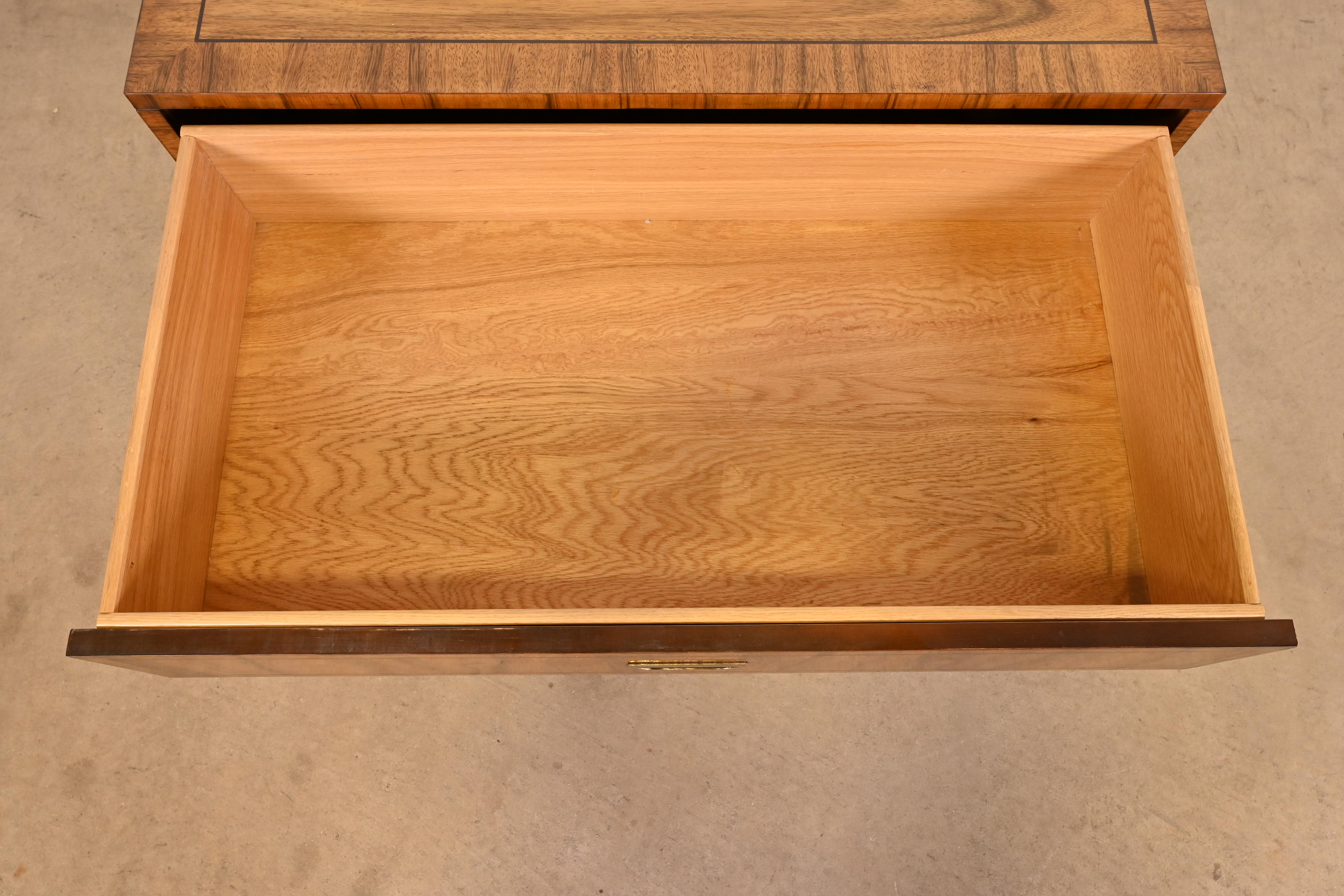 Baker Furniture Mid-Century Modern Campaign Rosewood Coffee Table on Hairpin Legs, Circa 1960s - Image 7