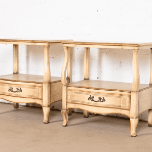 John Widdicomb French Provincial Louis XV Nightstands, 1950s