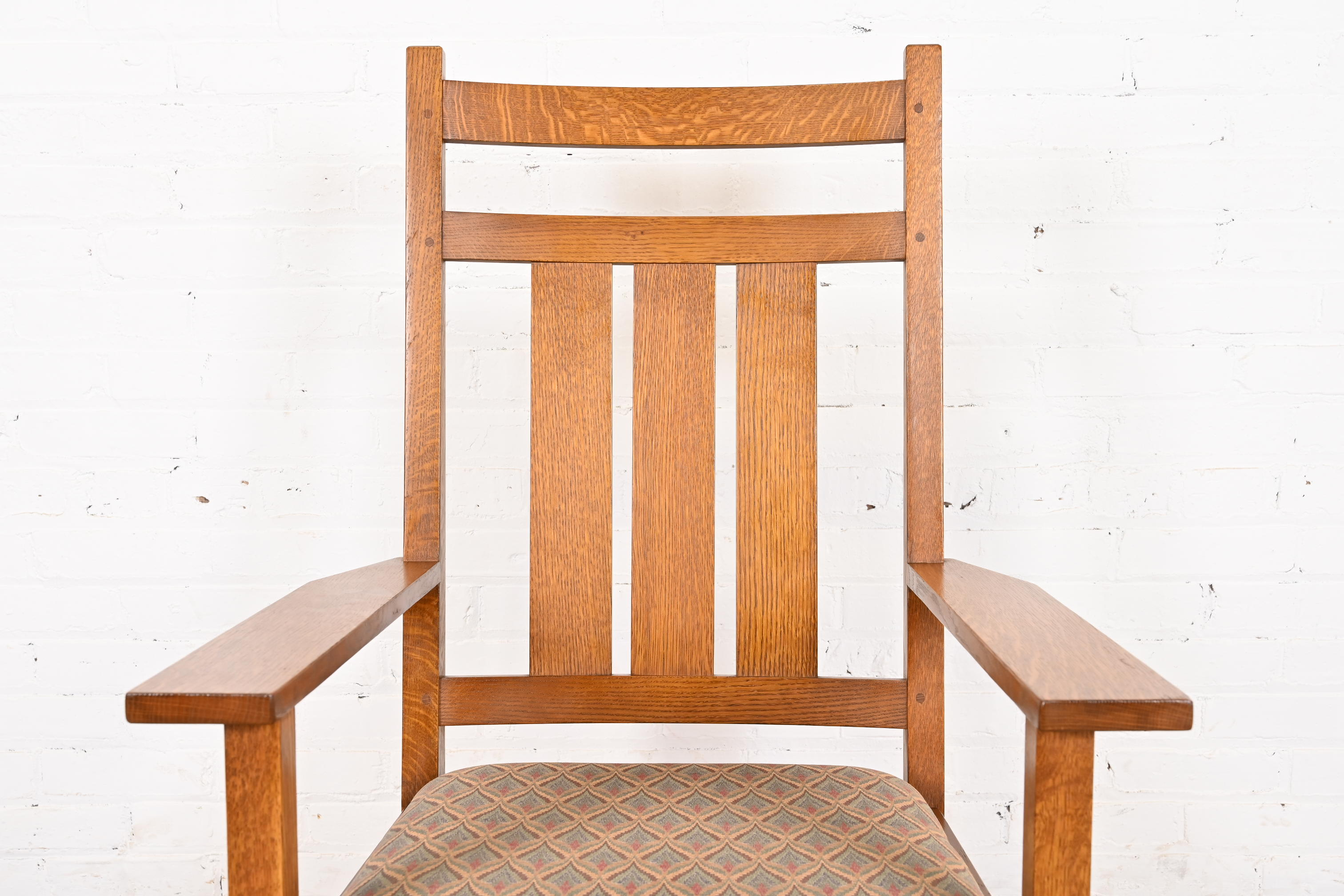 Stickley Harvey Ellis Collection Mission Oak Arts & Crafts Rocking Chair - Image 5