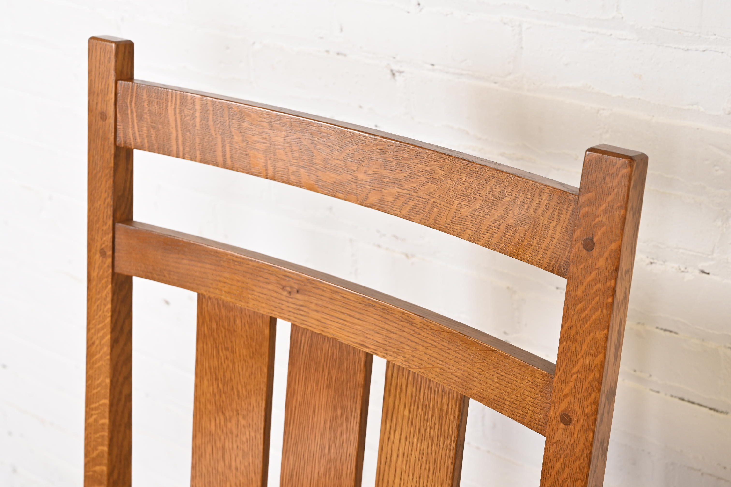 Stickley Harvey Ellis Collection Mission Oak Arts & Crafts Rocking Chair - Image 6