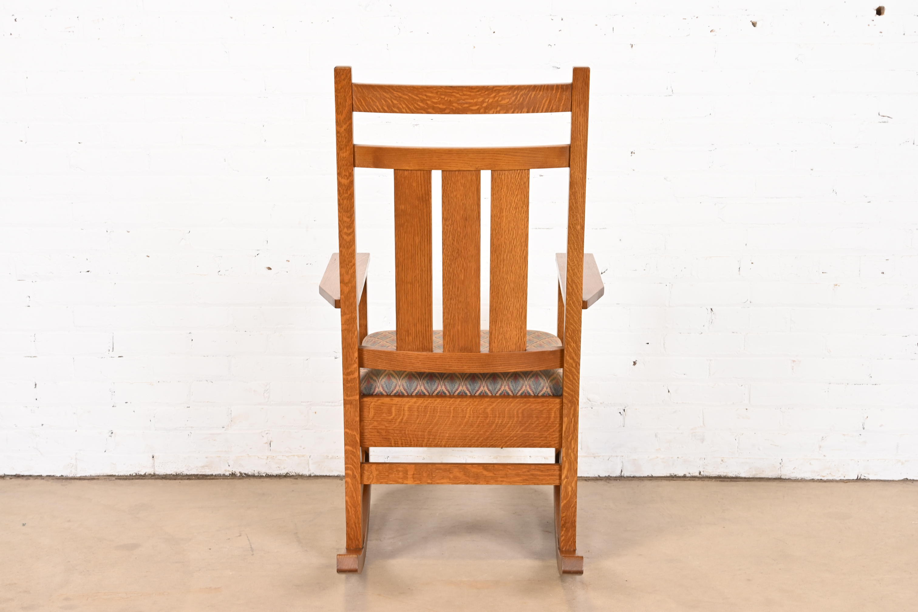 Stickley Harvey Ellis Collection Mission Oak Arts & Crafts Rocking Chair - Image 11