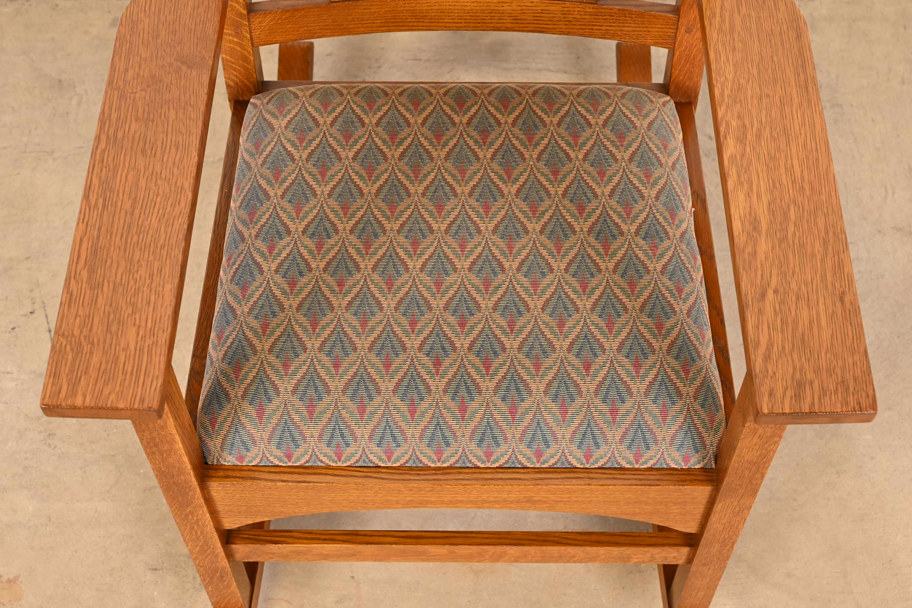 Stickley Harvey Ellis Collection Mission Oak Arts & Crafts Rocking Chair - Image 7