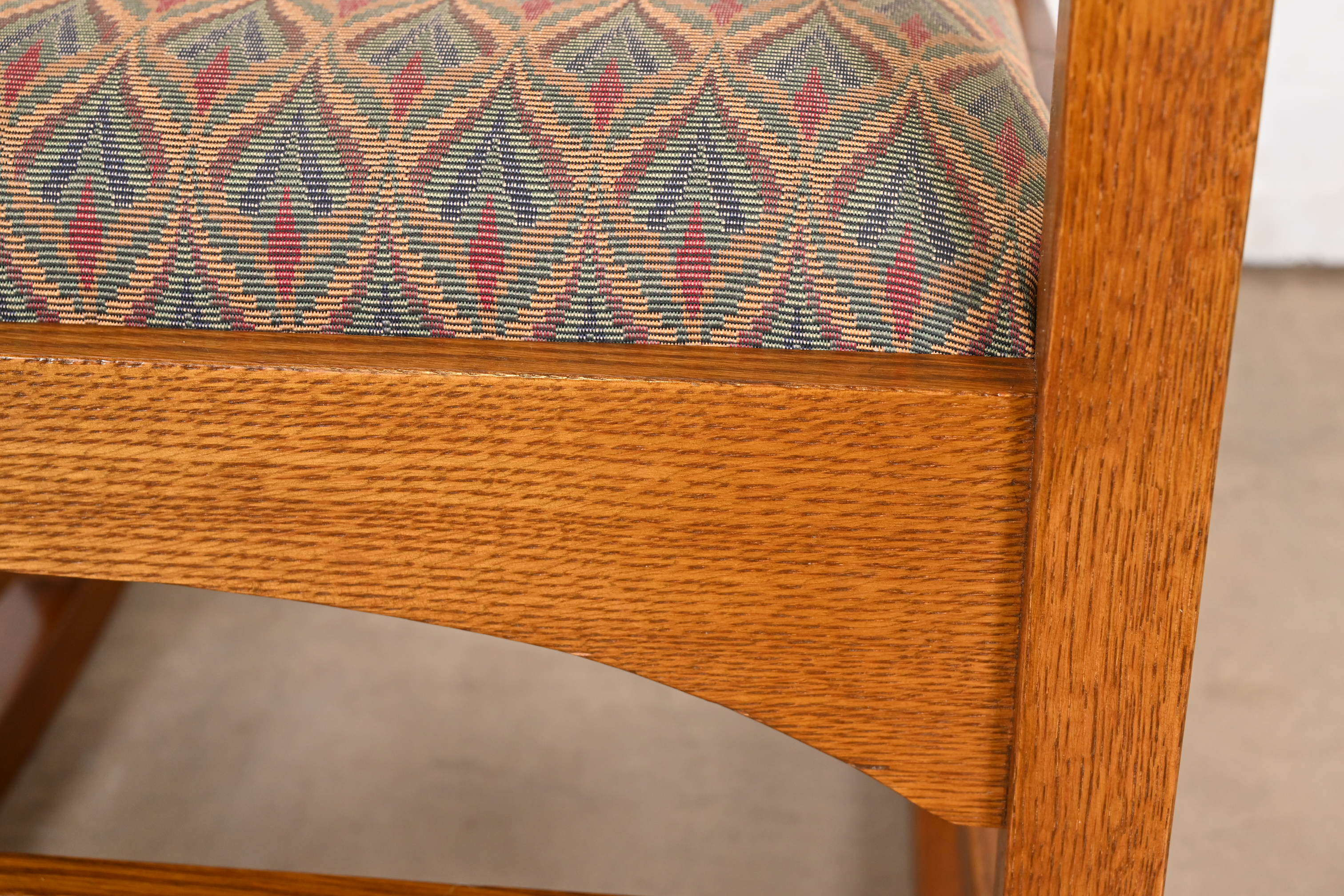 Stickley Harvey Ellis Collection Mission Oak Arts & Crafts Rocking Chair - Image 8