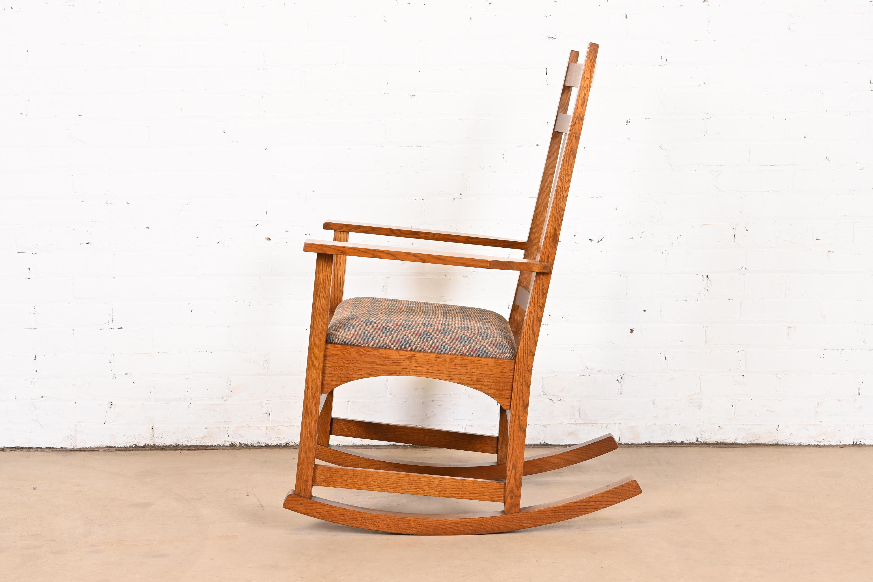 Stickley Harvey Ellis Collection Mission Oak Arts & Crafts Rocking Chair - Image 10