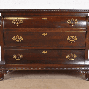 Century Furniture Georgian Carved Mahogany Bombay Dresser or Commode
