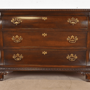 Century Furniture Georgian Carved Mahogany Bombay Dresser or Commode