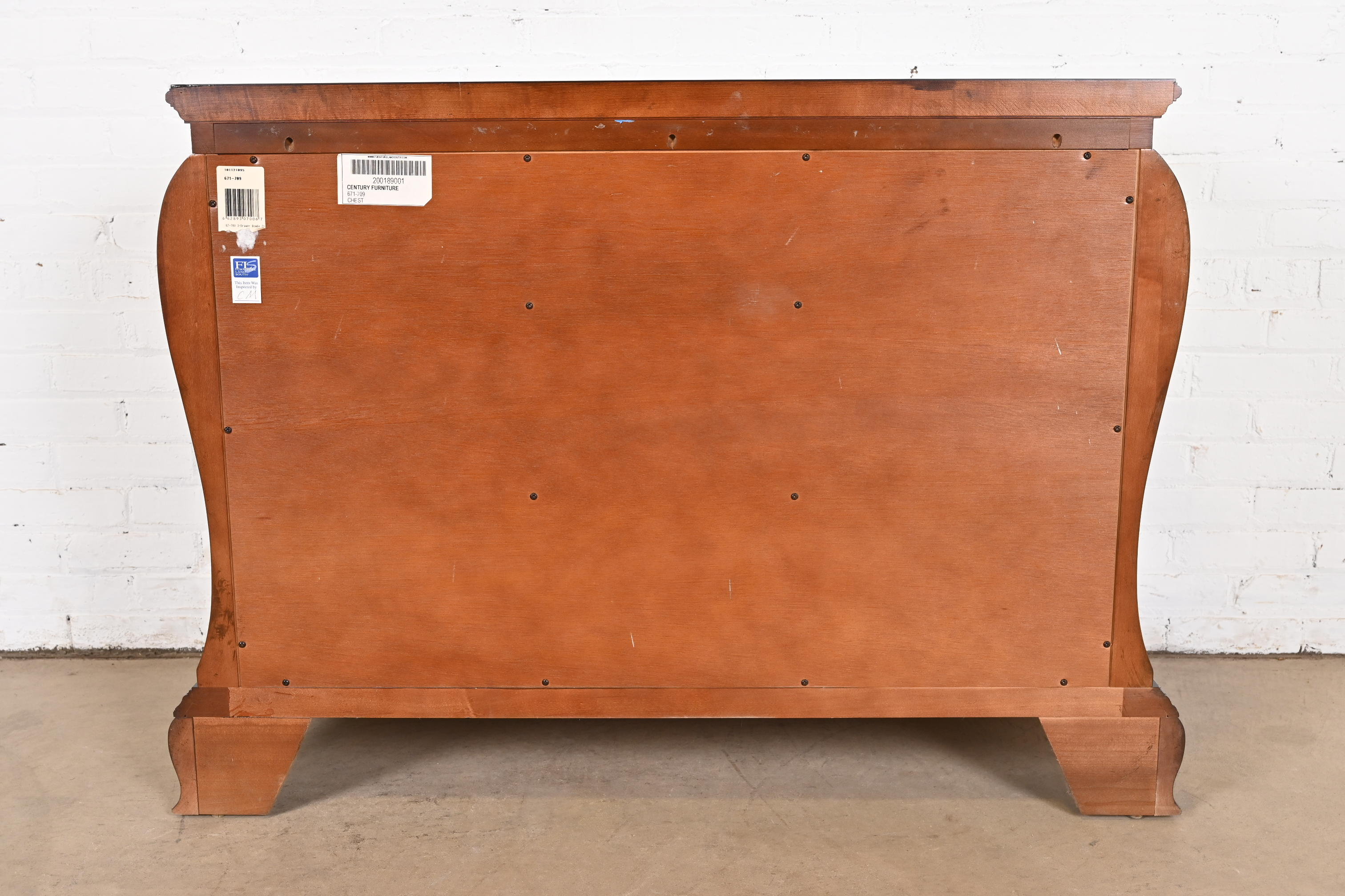 Century Furniture Georgian Carved Mahogany Bombay Dresser or Commode - Image 10
